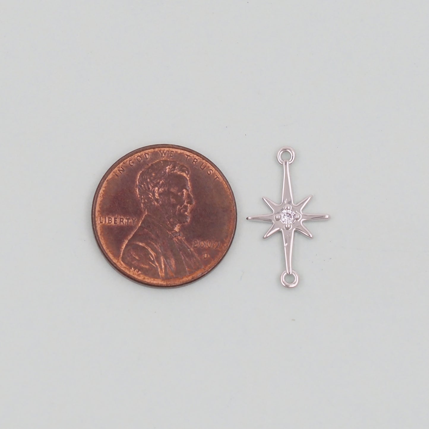 Gold Star Charms,18K Gold Filled Starburst Pendant,North Star Charm Bracelet Necklace for DIY Jewelry Making Supply