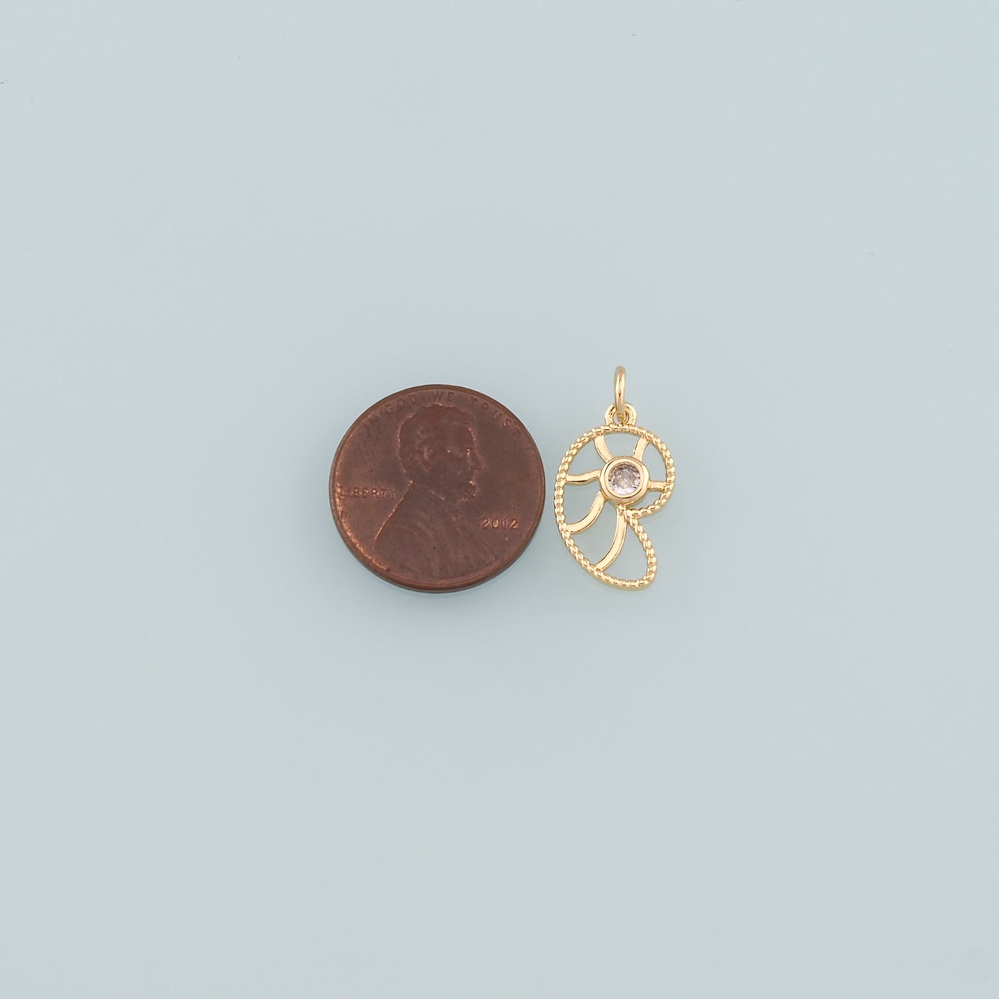 Gold Conch Charms,18K Gold Filled Shell Pendant,Conch Shell Charm Bracelet Necklace for DIY Jewelry Making Supply