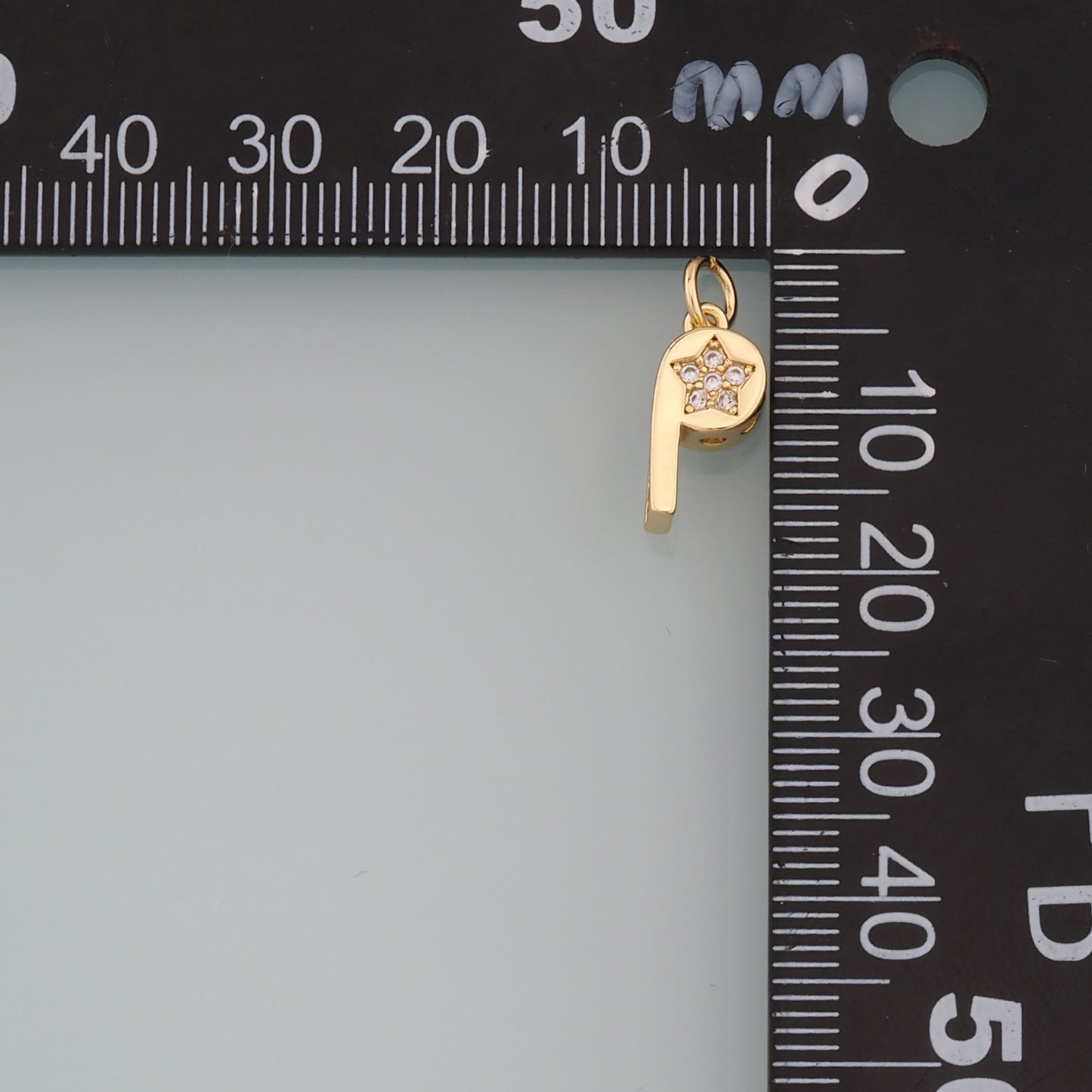 18K Gold Filled Whistle Pendant,CZ Micro Pave Whistle Charm Bracelet Necklace for DIY Jewelry Making Supply