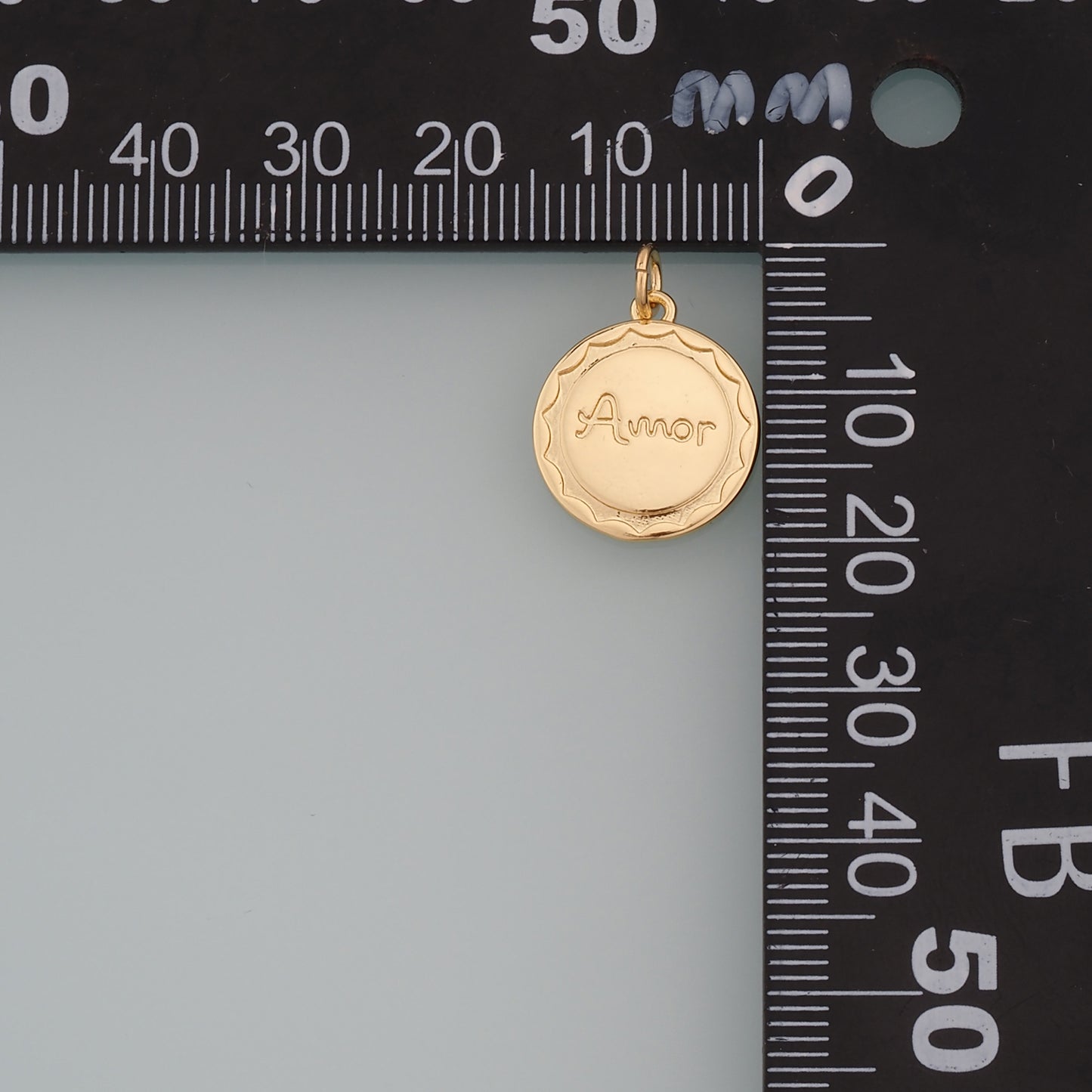 18K Gold Filled Amor Pendant,Amor Charm Bracelet Necklace for DIY Jewelry Making Supply