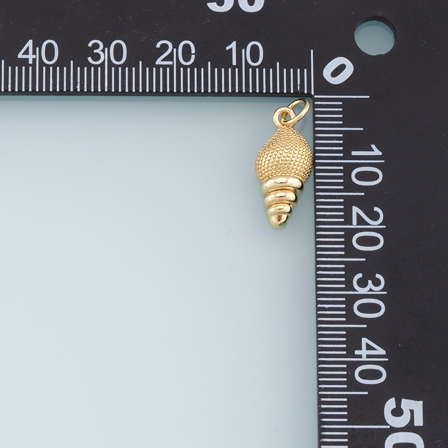 Gold Conch Charms,18K Gold Filled Conch Shell Pendant,Silver Conch Shell Charm Bracelet Necklace for DIY Jewelry Making Supply