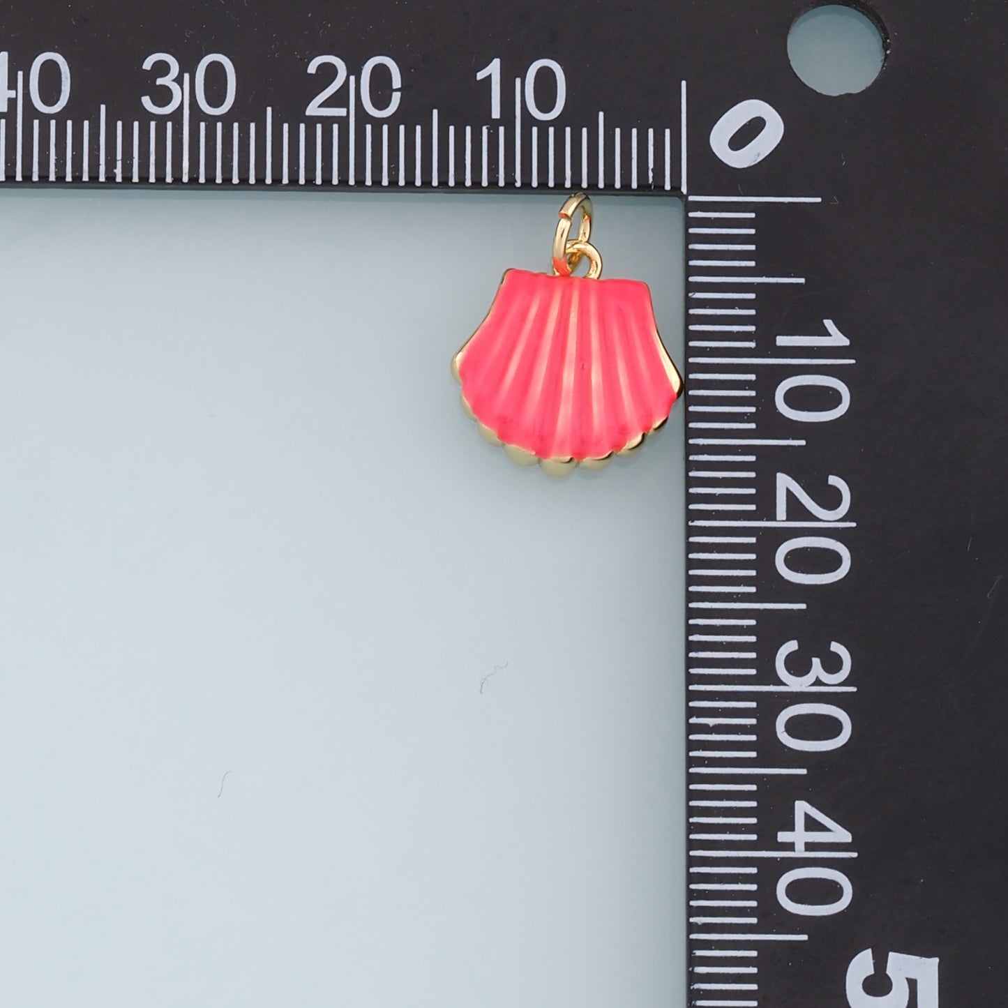 Gold Shell Charms,18K Gold Filled Conch Shell Pendant,Conch Shell Charm Bracelet Necklace for DIY Jewelry Making Supply