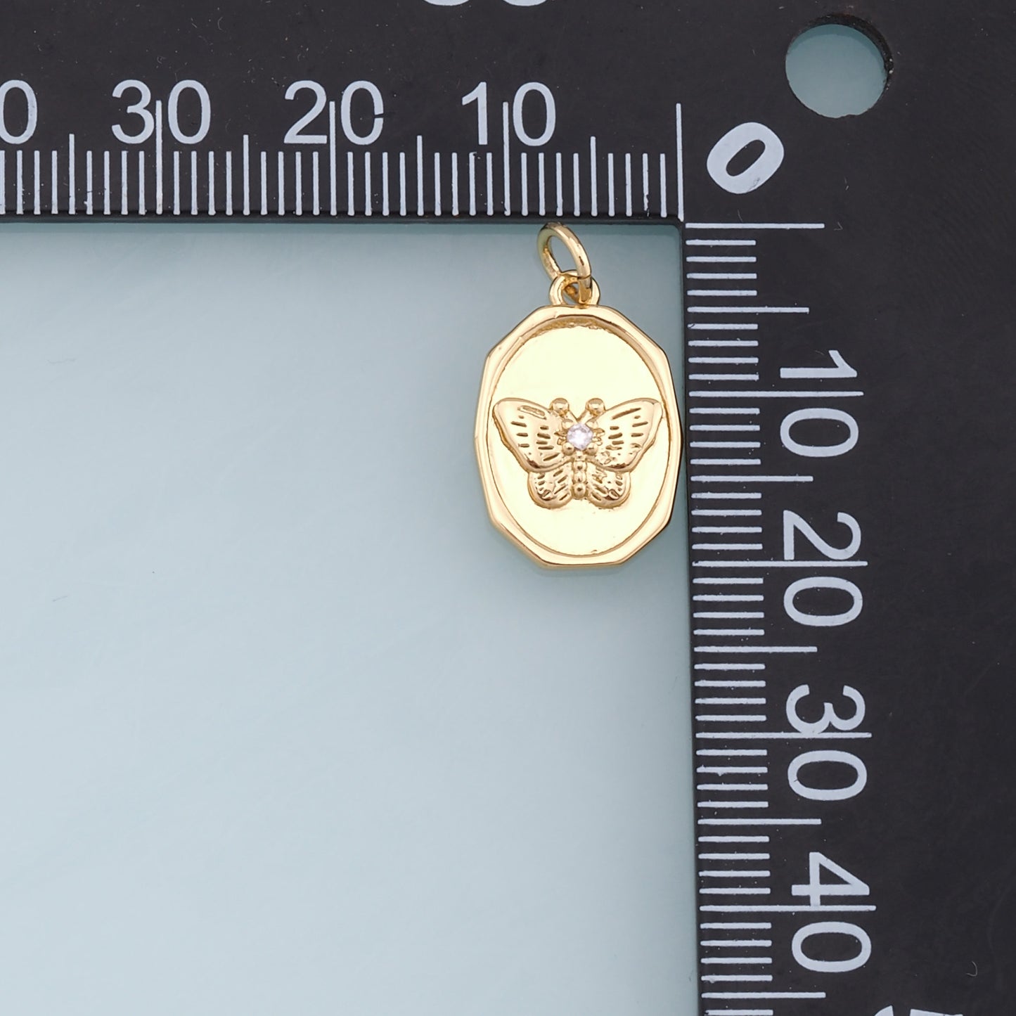 Gold Tiny Butterfly Charms,18K Gold Filled Butterfly Pendant,Butterfly Charm Bracelet Necklace for DIY Jewelry Making Supply