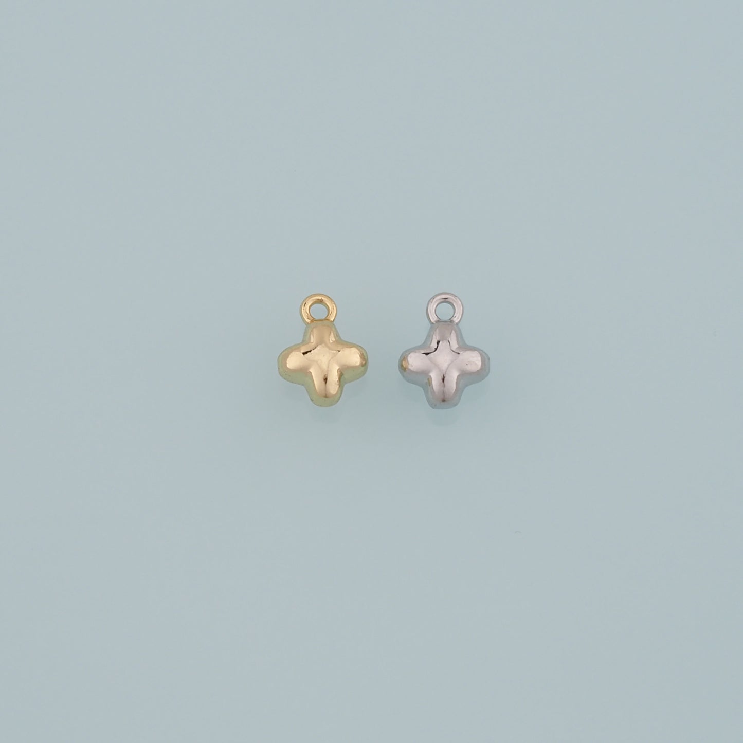 Gold Religion Charms,18K Gold Filled Cross Pendant,Cross Charm Bracelet Necklace for DIY Jewelry Making Supply