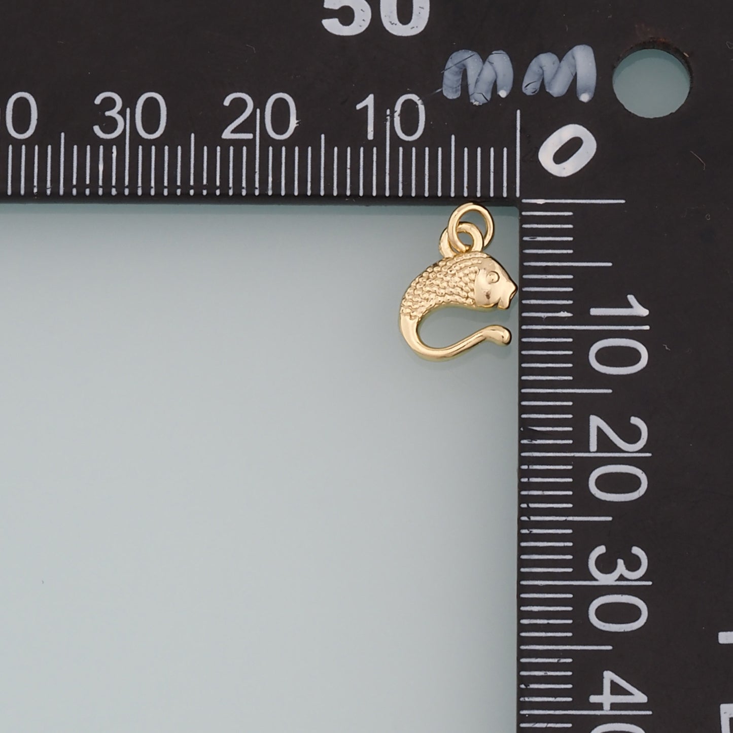 Gold Fish Charms,18K Gold Filled Fish Pendant,Dainty Fish Charm Bracelet Necklace for DIY Jewelry Making Supply