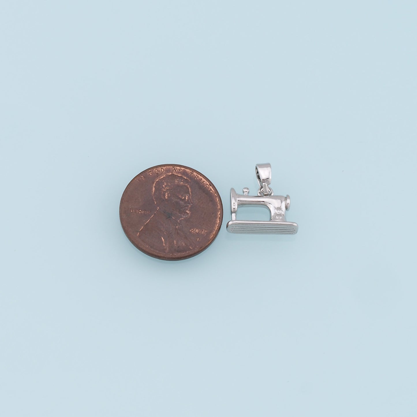 Gold sewing machine Charms,18K Gold Filled sewing machine Pendant,sewing machine Charm Bracelet Necklace for DIY Jewelry Making Supply