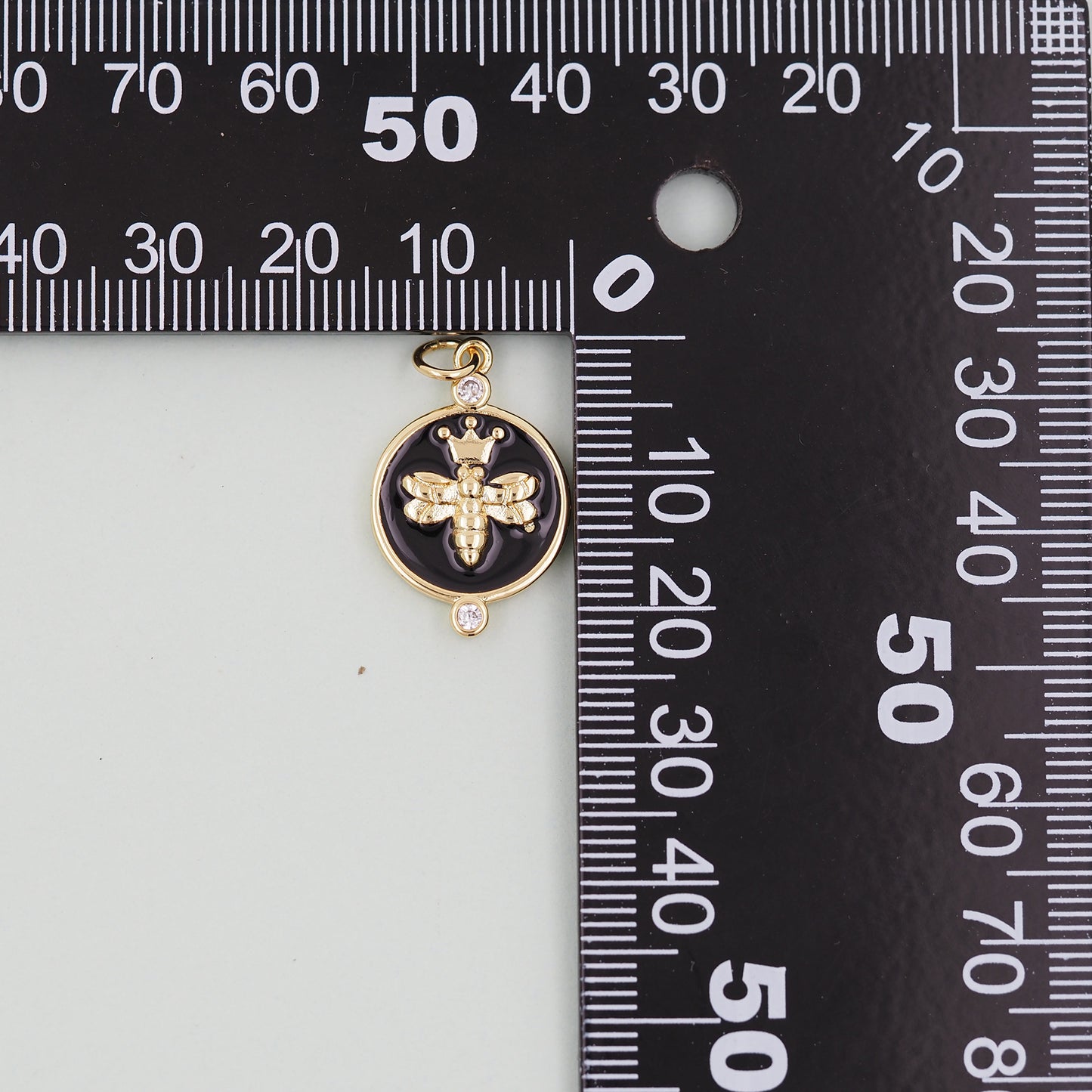 Gold Bee Charms,18K Gold Filled Bee Pendant,Bee Charm Bracelet Necklace for DIY Jewelry Making Supply