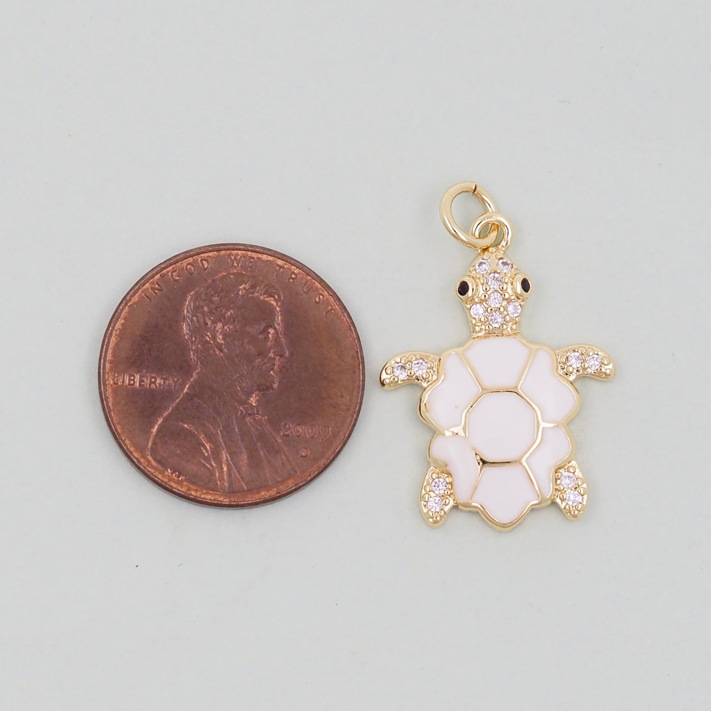 Gold turtle Charms,18K Gold Filled turtle Pendant,turtle Charm Bracelet Necklace for DIY Jewelry Making Supply