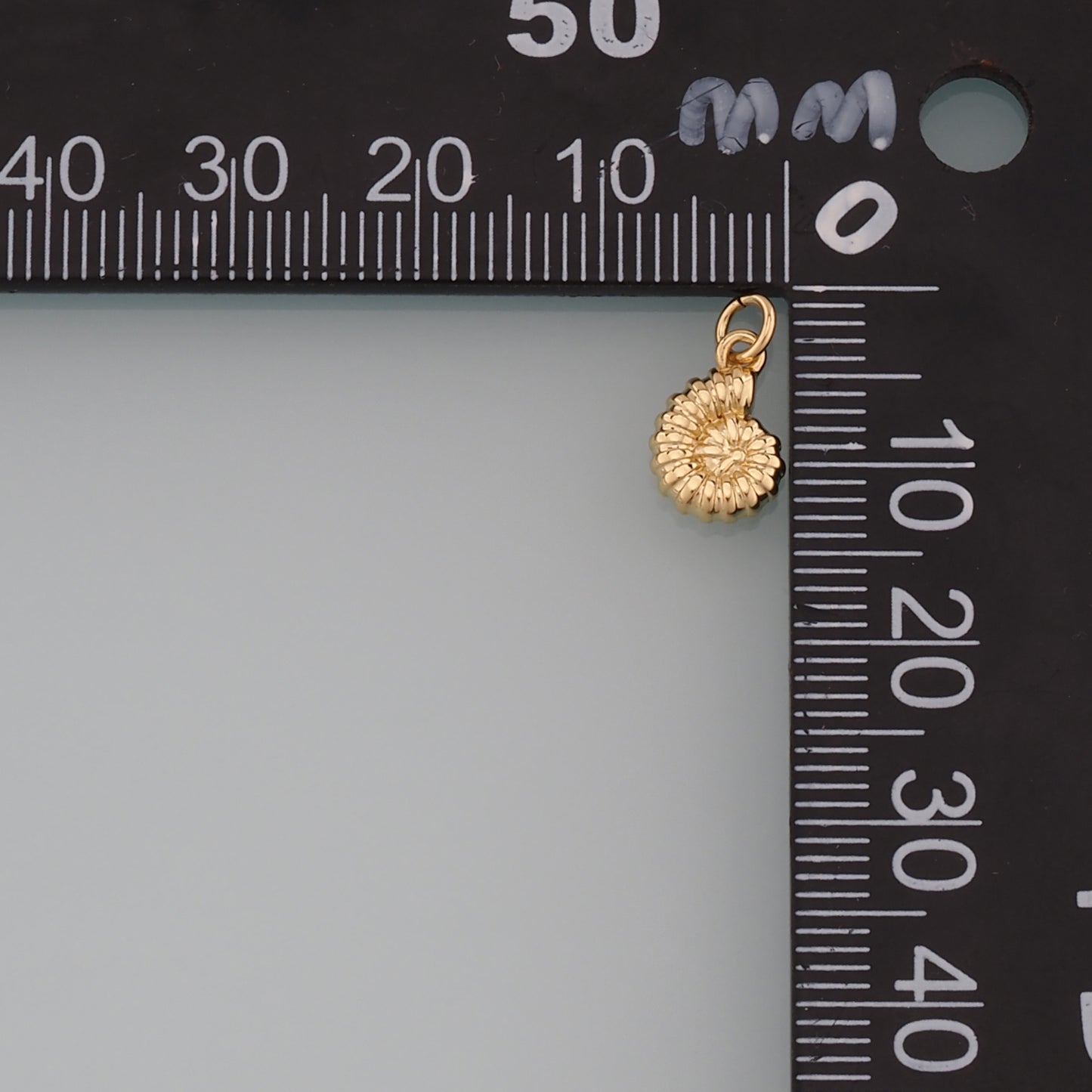 Gold Shell Charms,18K Gold Filled Conch Pendant,Conch Shell Charm Bracelet Necklace for DIY Jewelry Making Supply