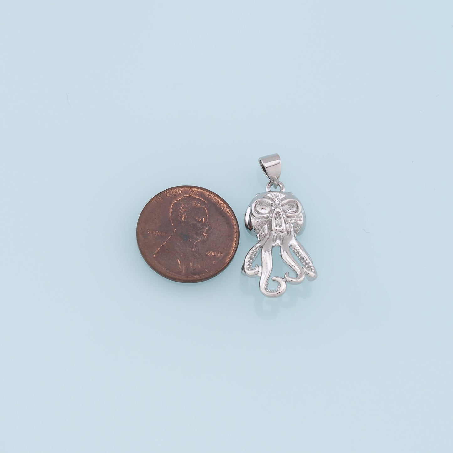 Gold Octopus Charms,18K Gold Filled Octopus Pendant,Octopus Charm Bracelet Necklace for DIY Jewelry Making Supply