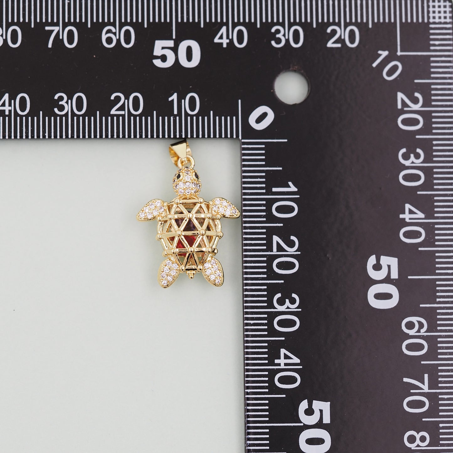 Gold Turtle Charms,18K Gold Filled Turtle Pendant,Turtle Charm Bracelet Necklace for DIY Jewelry Making Supply