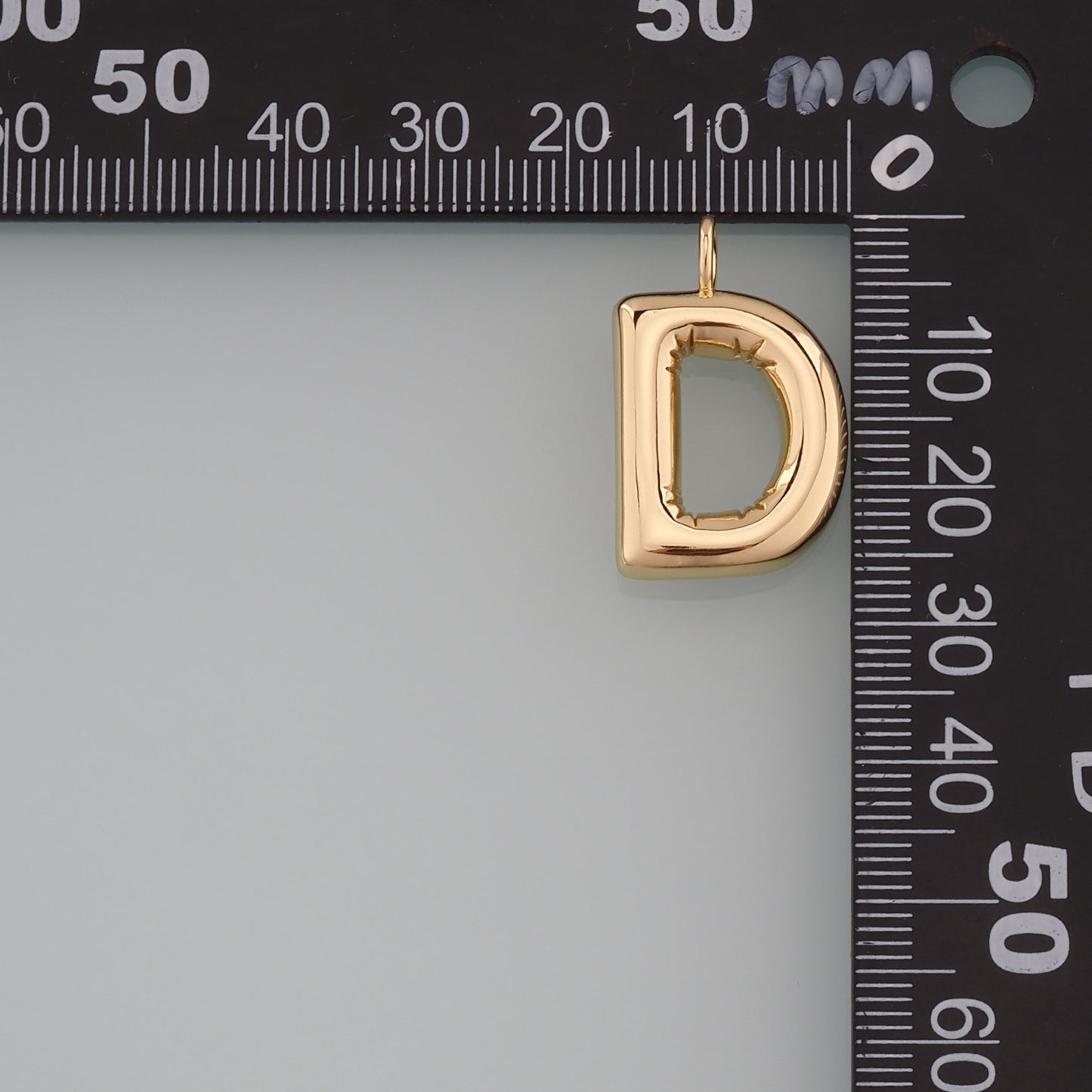 Gold letter Charms,18K Gold Filled letter Pendant,Initial Charm Bracelet Necklace for DIY Jewelry Making Supply