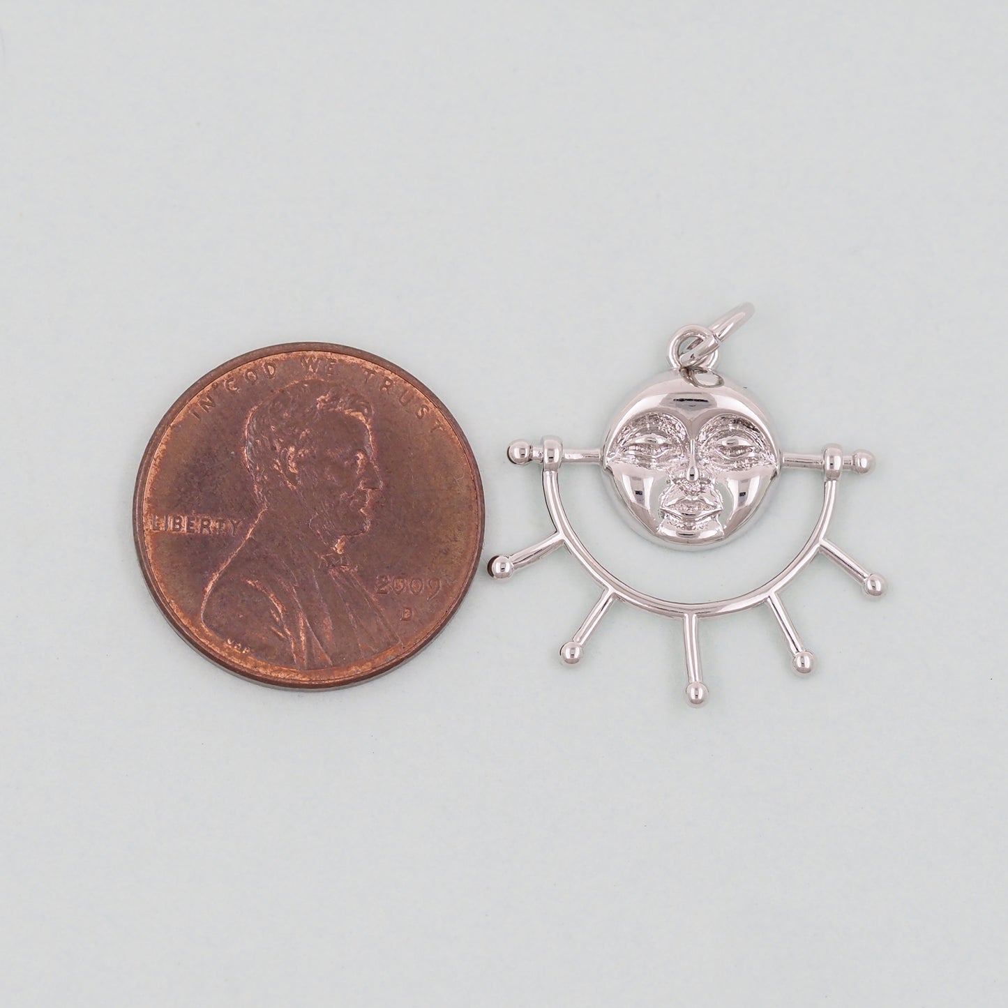 Gold Sun Charms,18K Gold Filled Sun Pendant,celestial Charm Bracelet Necklace for DIY Jewelry Making Supply