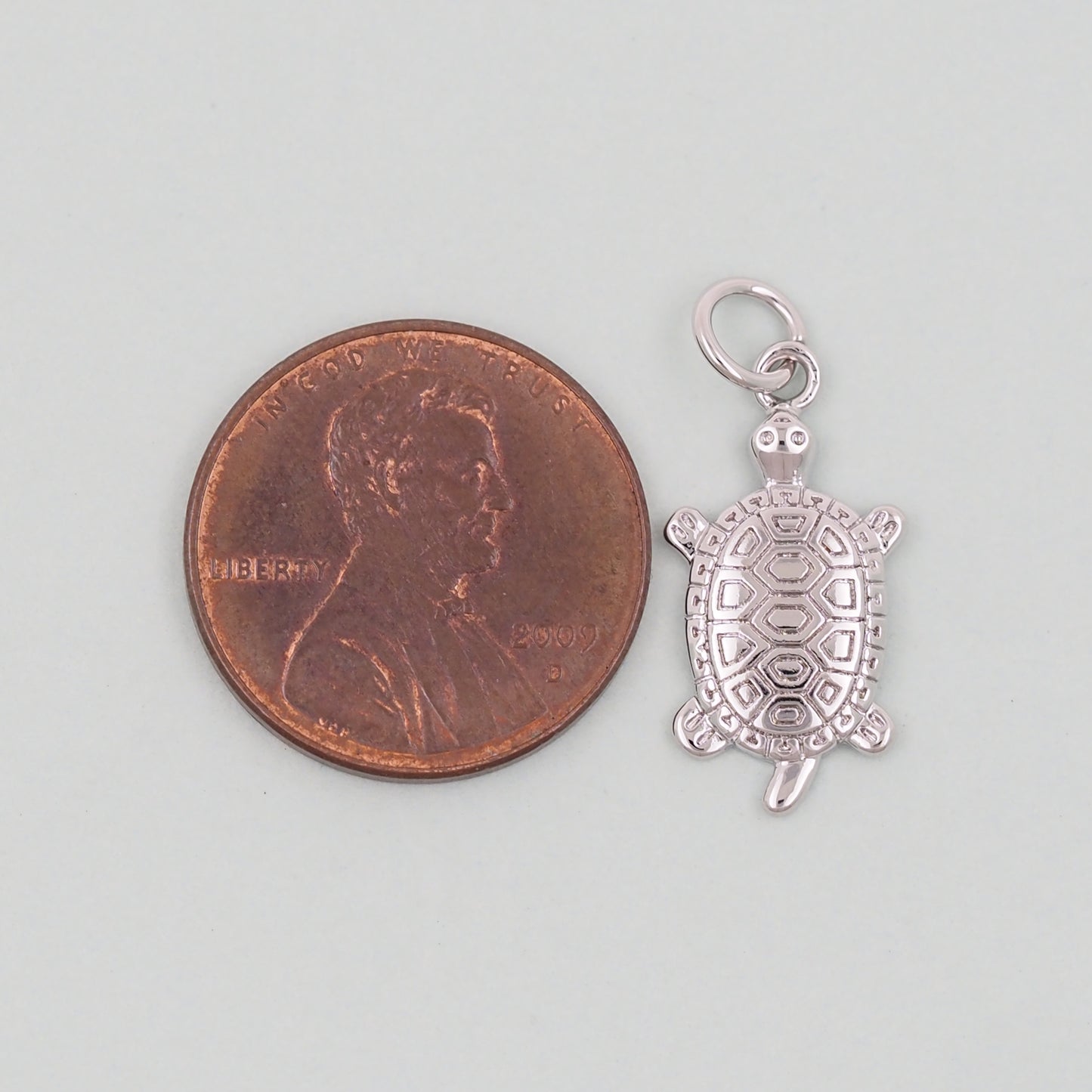Gold Turtle Charms,18K Gold Filled Turtle Pendant,Turtle Charm Bracelet Necklace for DIY Jewelry Making Supply