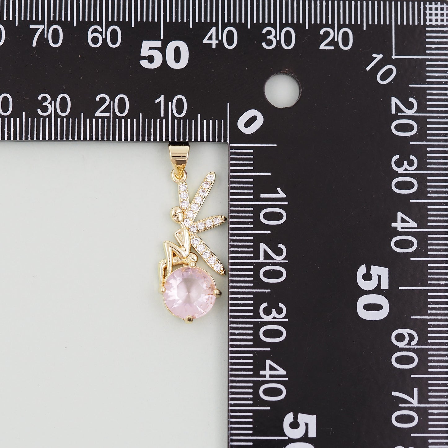 Gold Angel Charms,18K Gold Filled Angel Pendant,Angel Charm Bracelet Necklace for DIY Jewelry Making Supply
