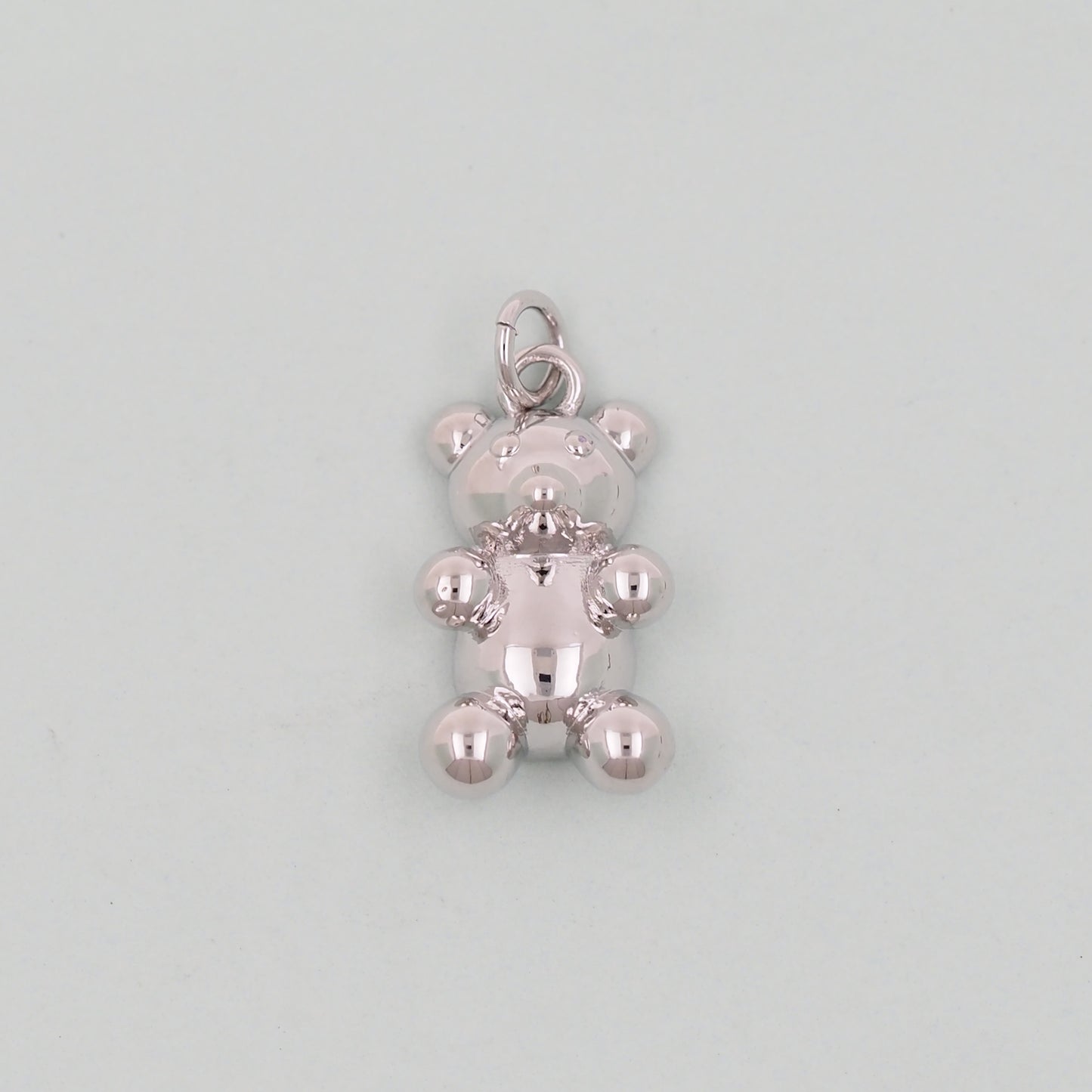 Gold Bear Charms,18K Gold Filled Bear Pendant,cute Bear Charm Bracelet Necklace for DIY Jewelry Making Supply