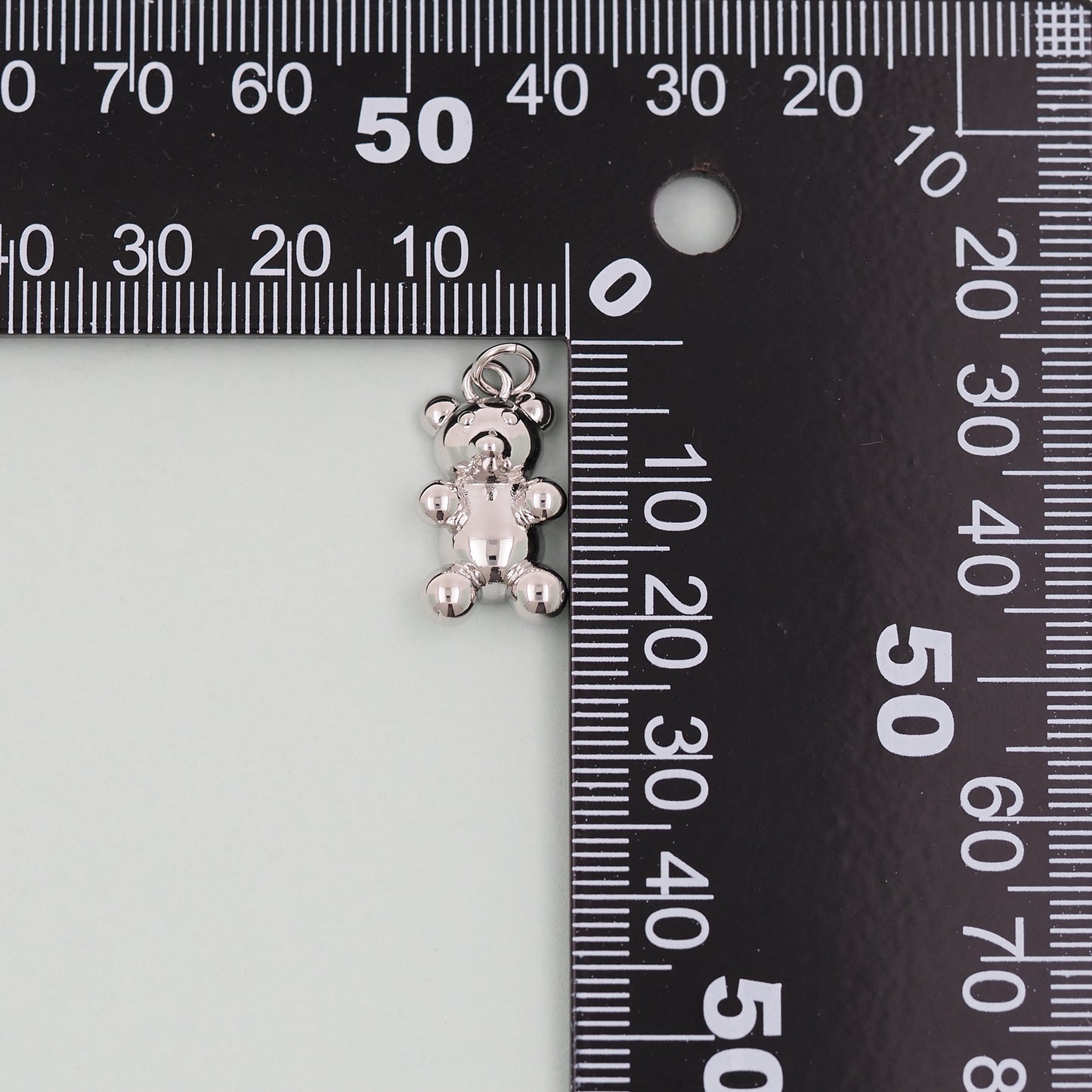 Gold Bear Charms,18K Gold Filled Bear Pendant,cute Bear Charm Bracelet Necklace for DIY Jewelry Making Supply