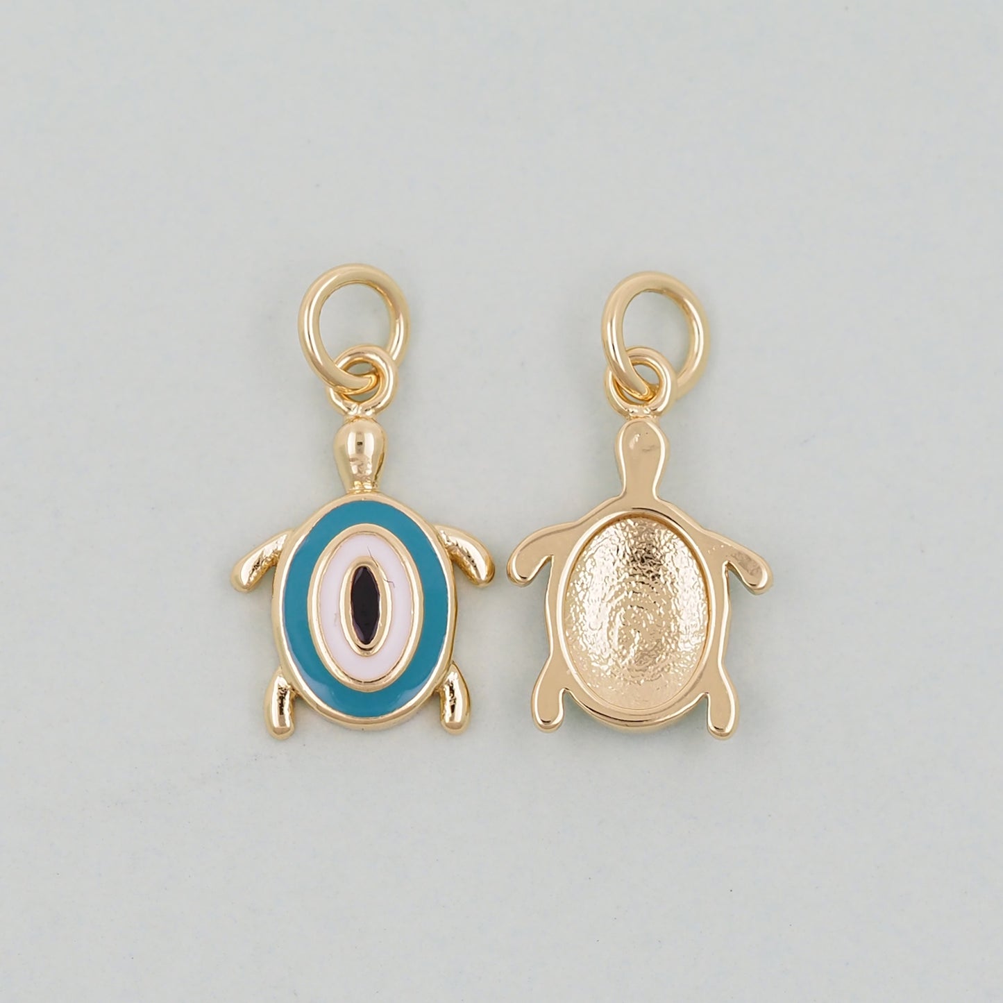 Gold turtle Charms,18K Gold Filled turtle Pendant,turtle Charm Bracelet Necklace for DIY Jewelry Making Supply