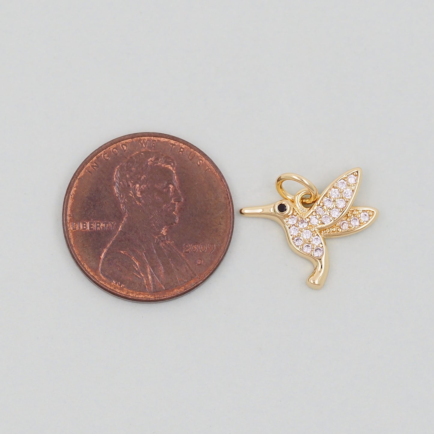Gold Bird Charms,18K Gold Filled Bird Pendant,Silver Bird Charm Bracelet Necklace for DIY Jewelry Making Supply