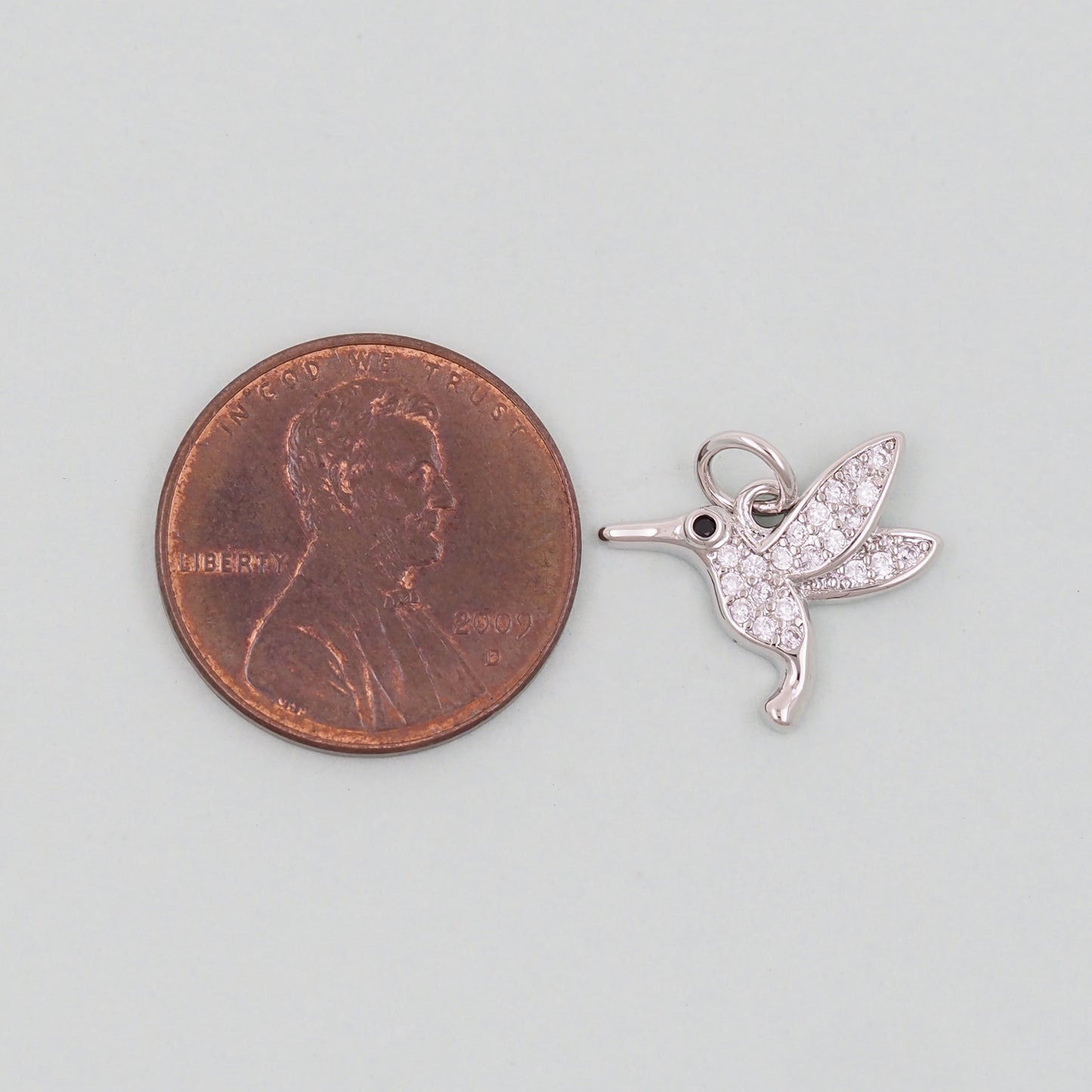 Gold Bird Charms,18K Gold Filled Bird Pendant,Silver Bird Charm Bracelet Necklace for DIY Jewelry Making Supply