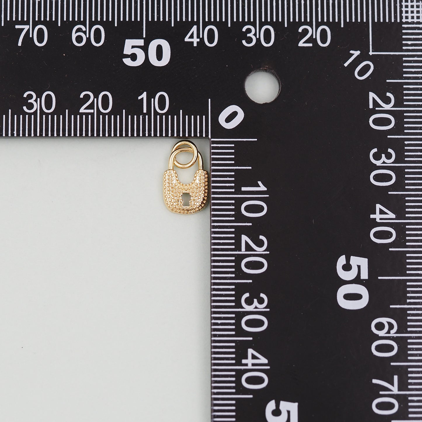 Gold Key Lock Charms,18K Gold Filled Key Pendant,Lock Charm Bracelet Necklace for DIY Jewelry Making Supply