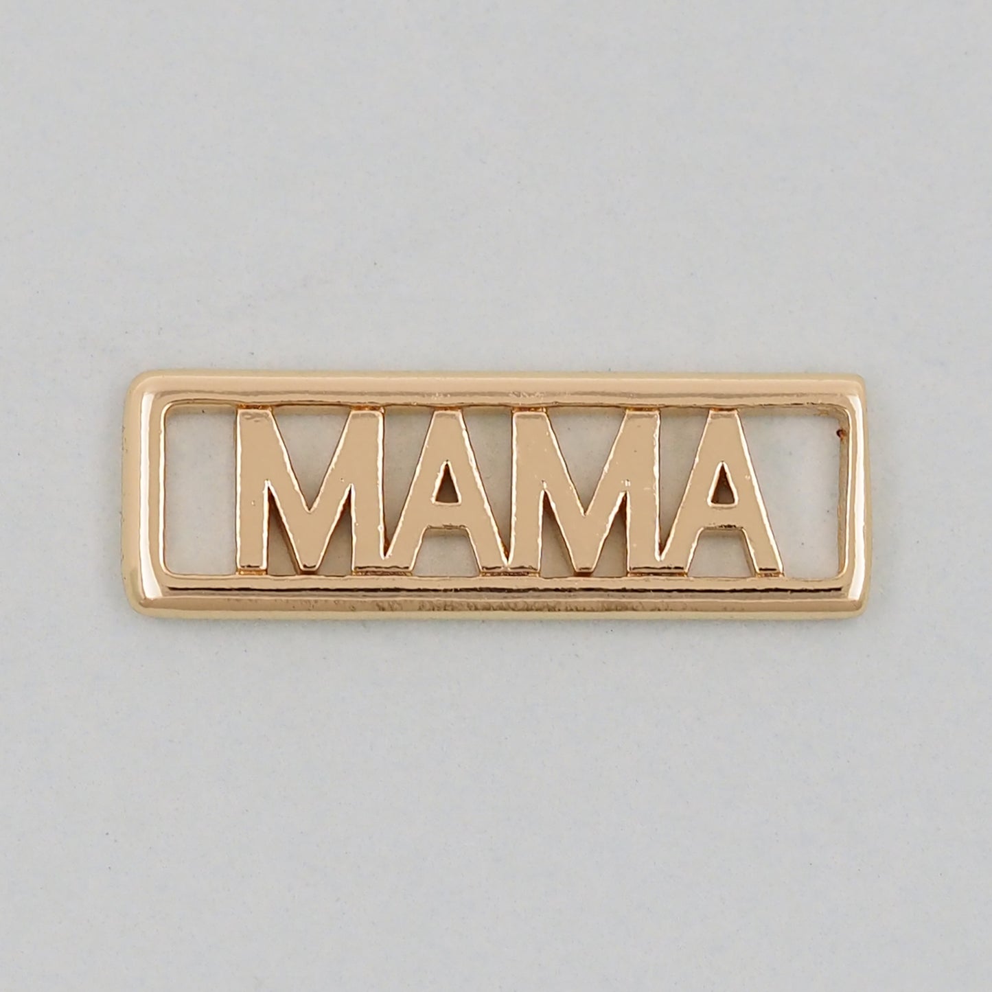 Gold Mama Charms,18K Gold Filled Mama Pendant,Mama Charm Bracelet Necklace for DIY Jewelry Making Supply