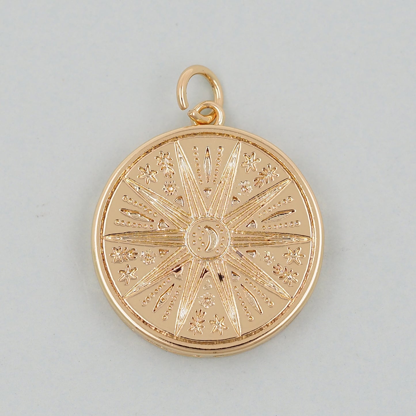 Gold North Star Charms,18K Gold Filled North Star Pendant,North Star Charm Bracelet Necklace for DIY Jewelry Making Supply