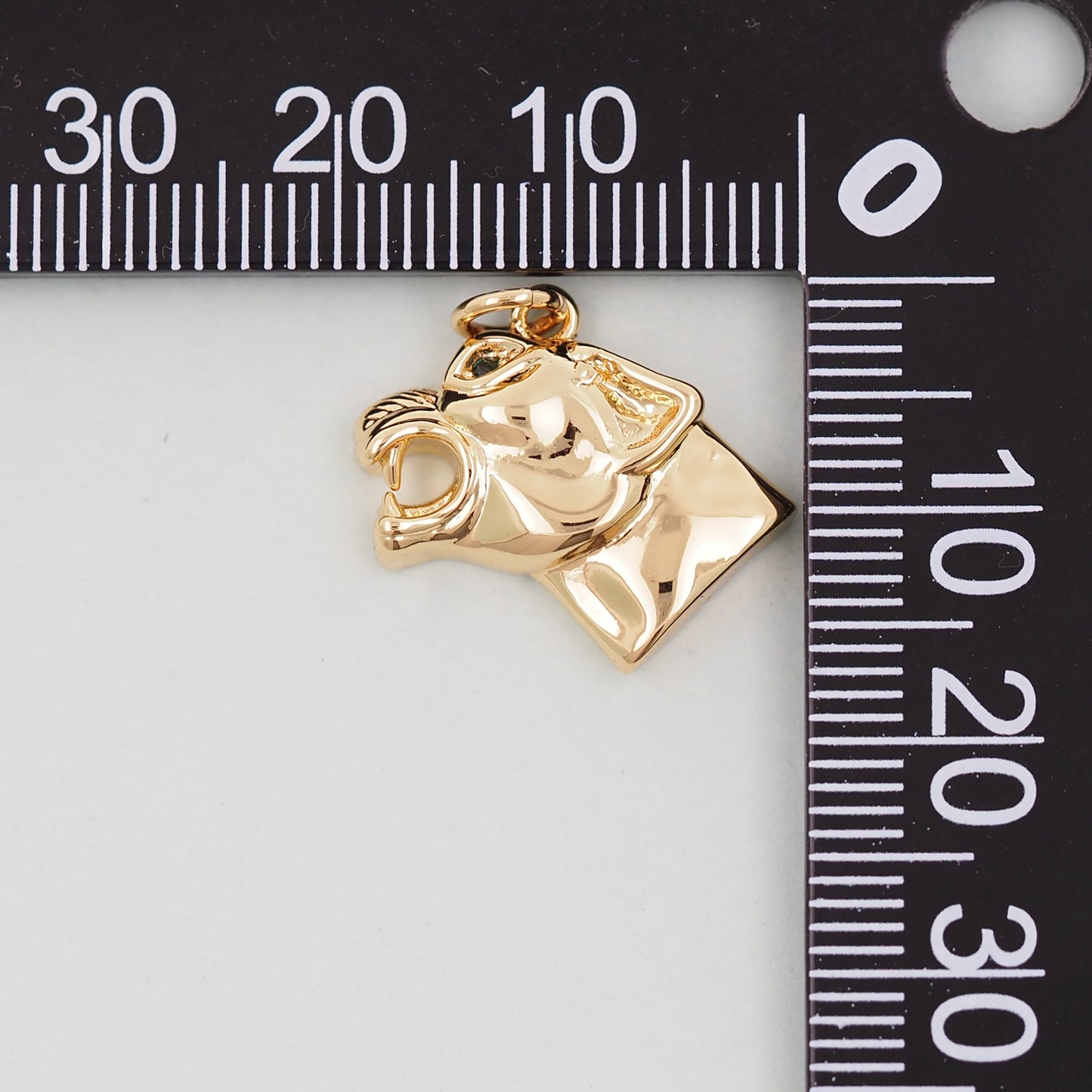 Gold Leopard Charms,18K Gold Filled Leopard Pendant,Leopard Charm Bracelet Necklace for DIY Jewelry Making Supply