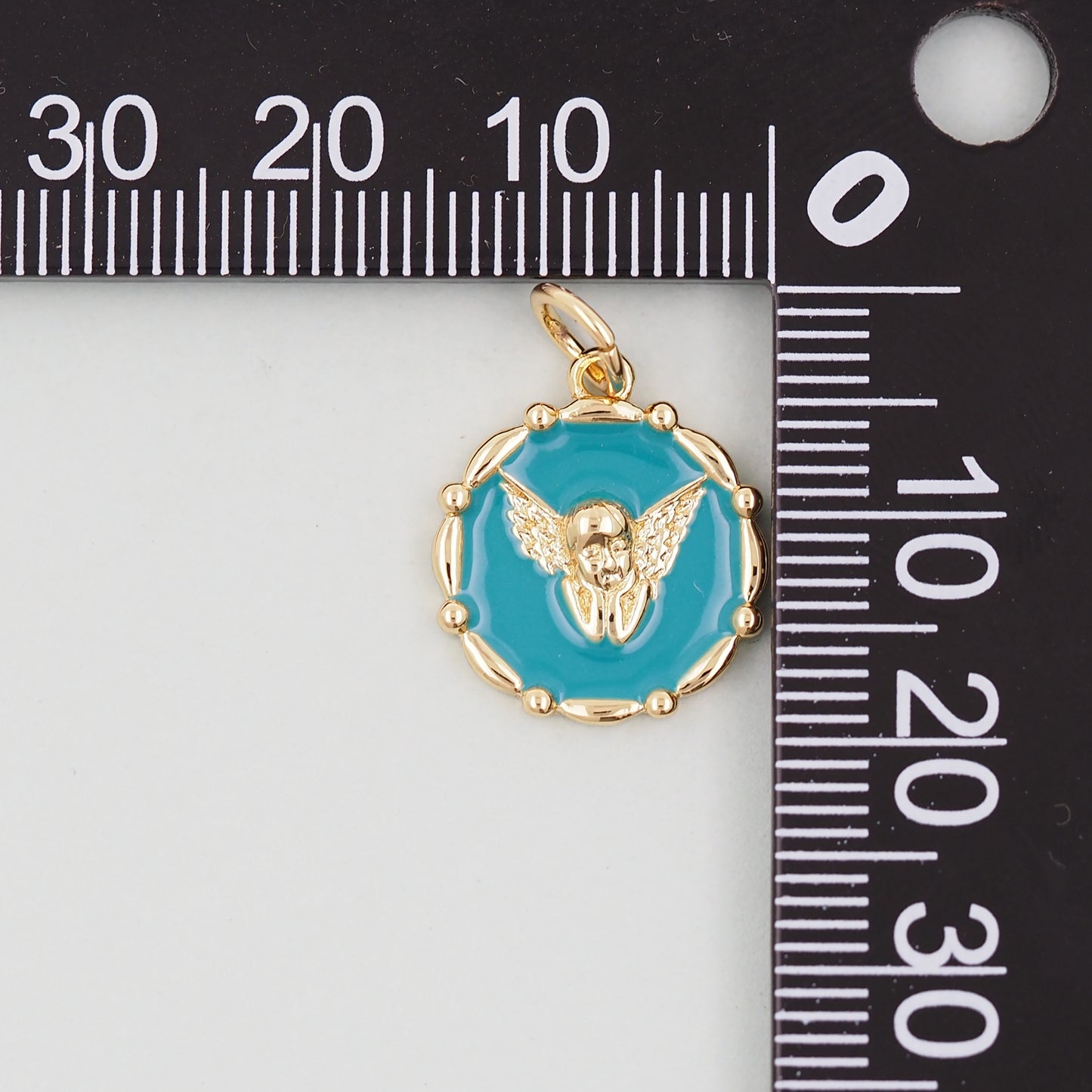 Gold Angel Charms,18K Gold Filled Angel Pendant,Angel Charm Bracelet Necklace for DIY Jewelry Making Supply