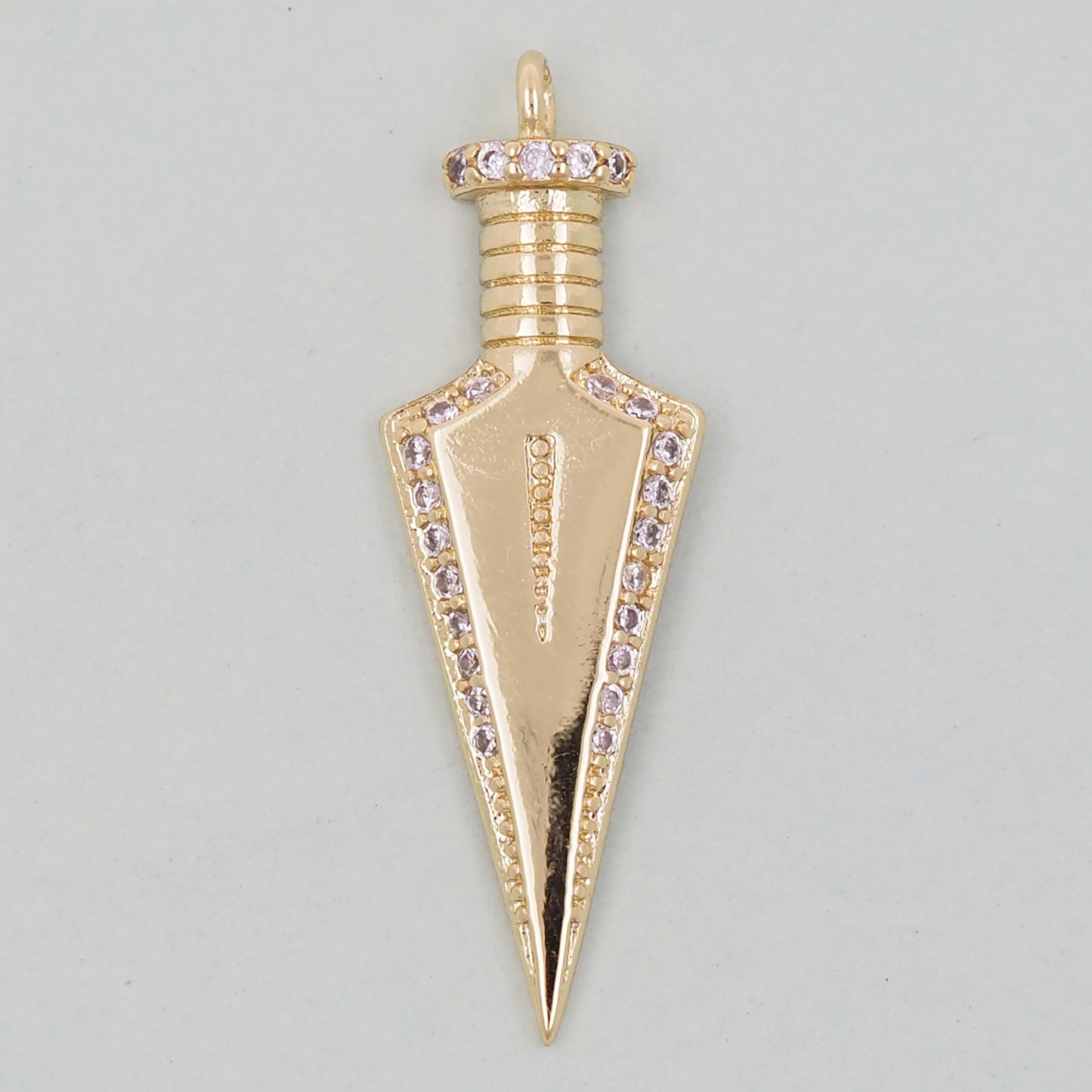 Gold Arrow Charms,18K Gold Filled Arrow Pendant,Arrow Charm Bracelet Necklace for DIY Jewelry Making Supply