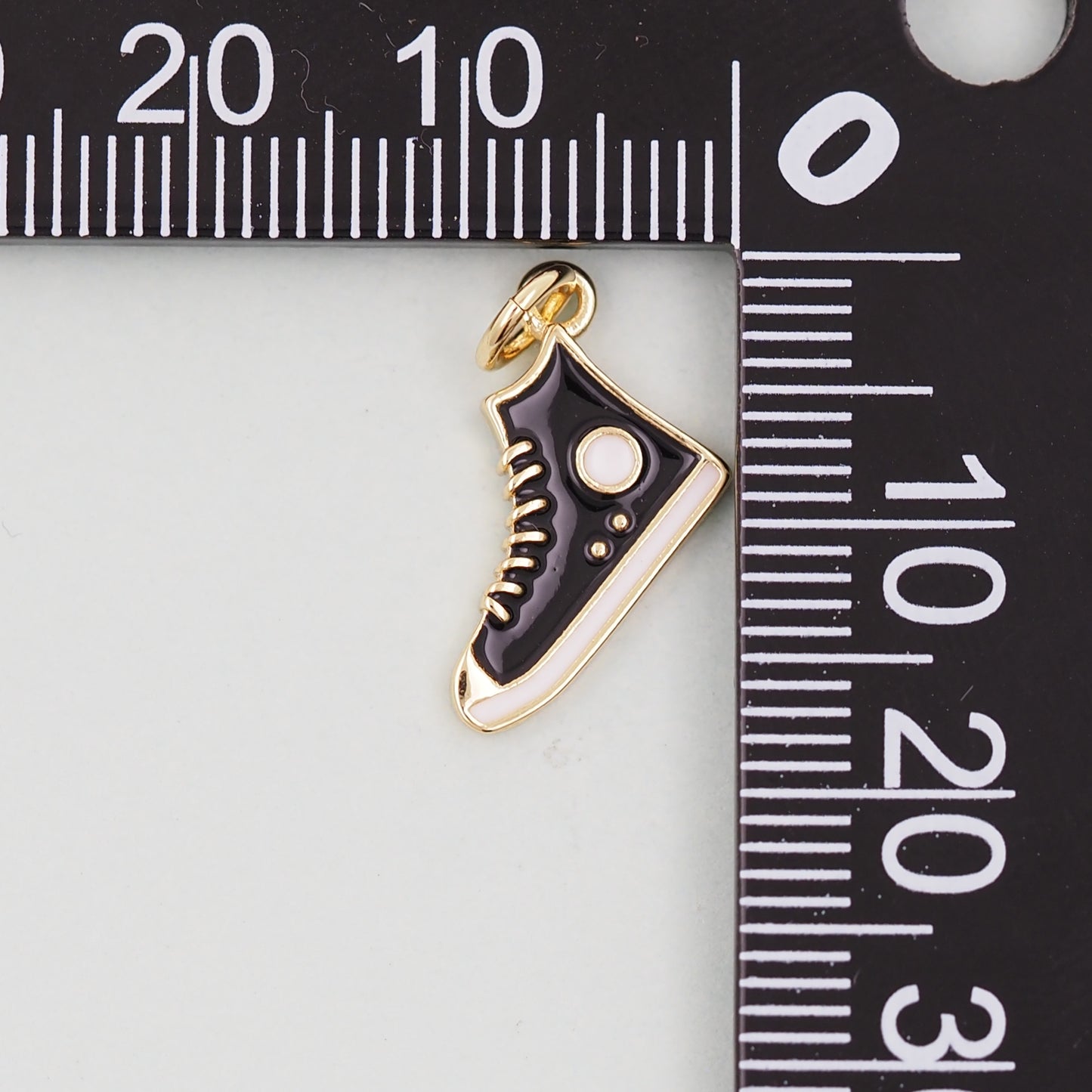Gold Shoe Charms,18K Gold Filled Shoe Pendant,Shoe Charm Bracelet Necklace for DIY Jewelry Making Supply