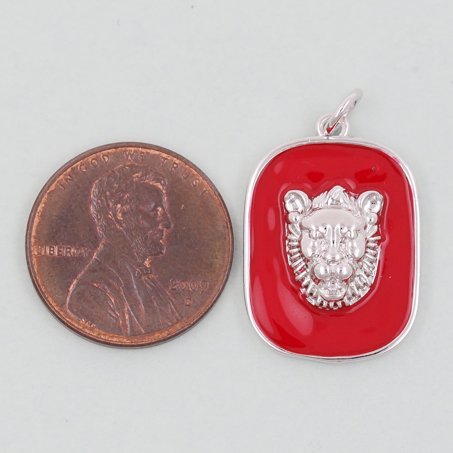 Gold Lion Charms,18K Gold Filled Lion Pendant,Animal Charm Bracelet Necklace for DIY Jewelry Making Supply