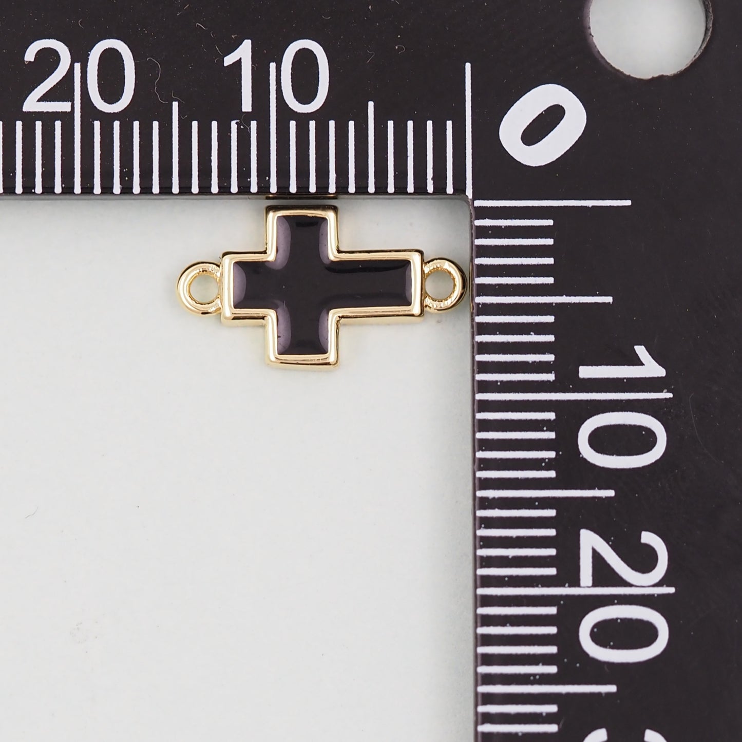 Gold Cross Charms,18K Gold Filled Cross Pendant,Religious Charm Bracelet Necklace for DIY Jewelry Making Supply
