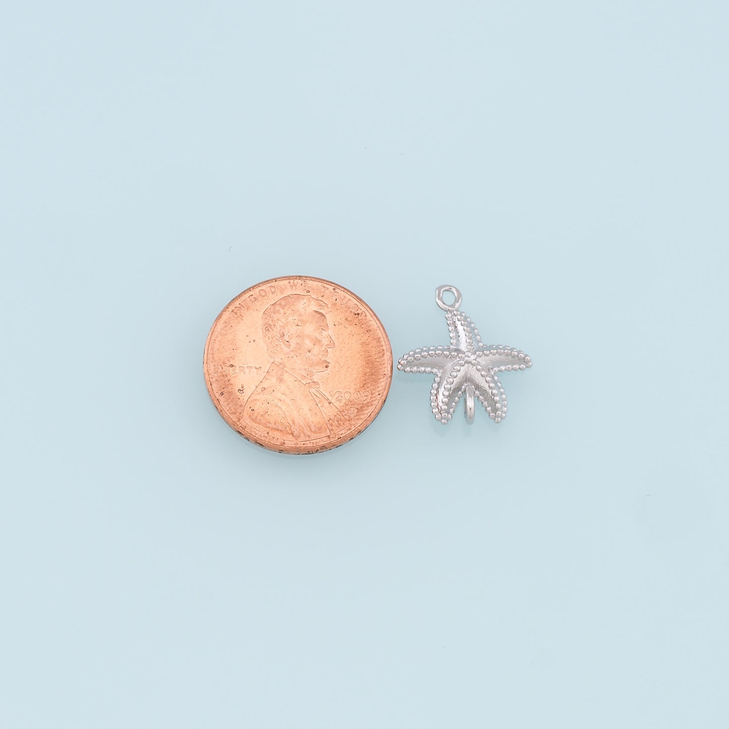 Gold Starfish Connector Charms,18K Gold Filled Sea Star Pendant,Starfish Charm Bracelet Necklace for DIY Jewelry Making Supply