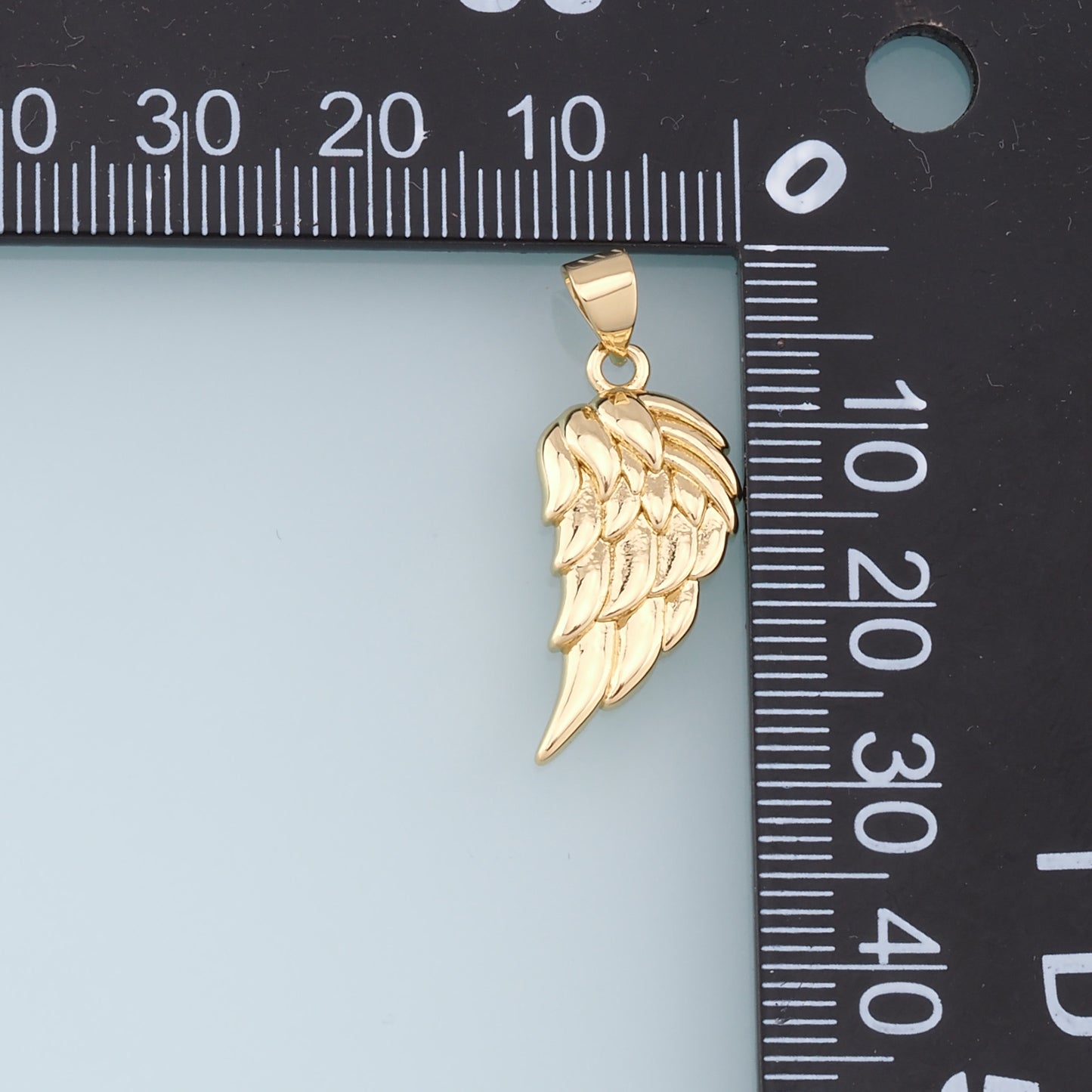 Gold Wings Charms,18K Gold Filled Wings Pendant,Angel Wings Charm Bracelet Necklace for DIY Jewelry Making Supply