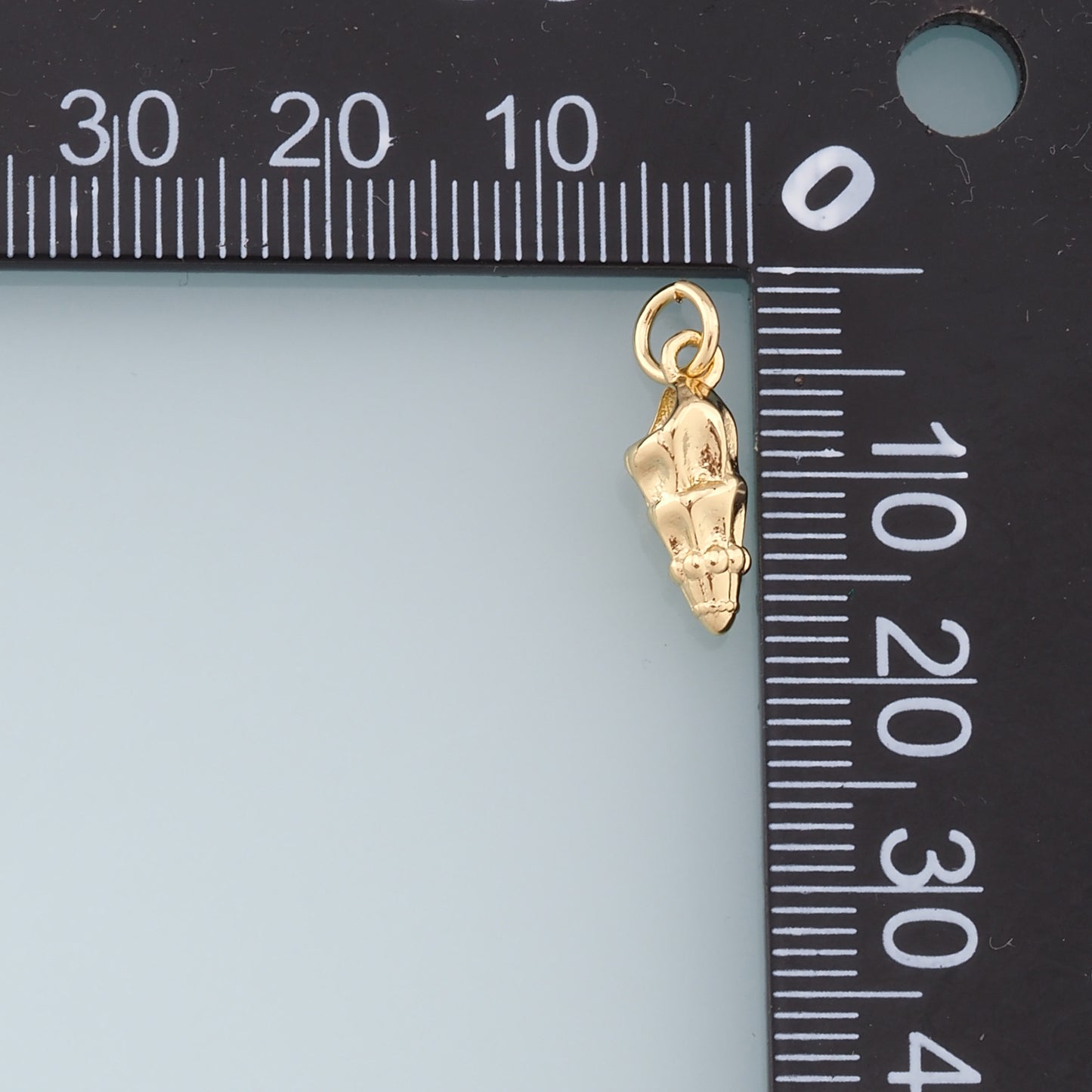 Gold Conch Charms,18K Gold Filled Conch Shell Pendant,Silver Conch Shell Charm Bracelet Necklace for DIY Jewelry Making Supply