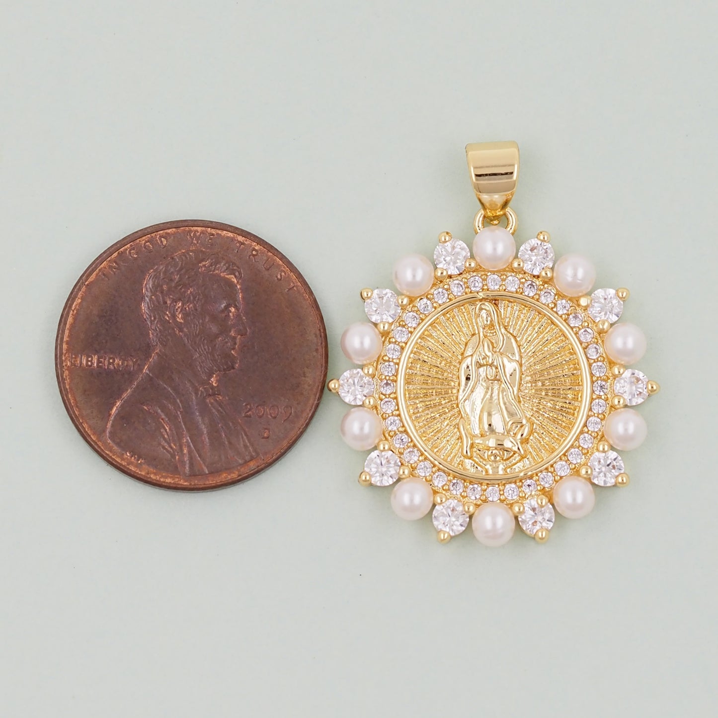 Gold virgin mary Charms,18K Gold Filled virgin mary Pendant,virgin mary Charm Bracelet Necklace for DIY Jewelry Making Supply