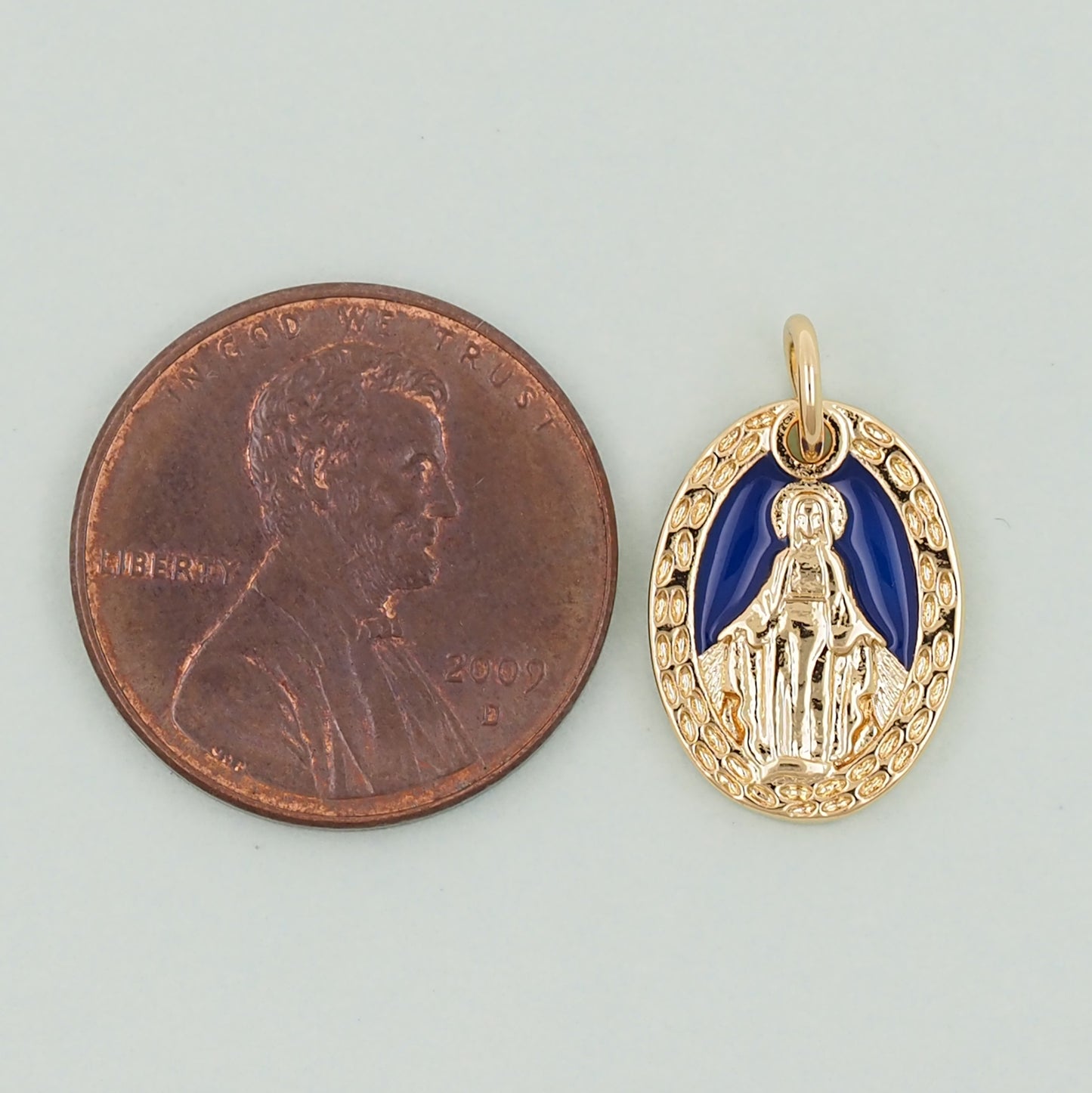 Gold virgin mary Charms,18K Gold Filled virgin mary Pendant,virgin mary Charm Bracelet Necklace for DIY Jewelry Making Supply