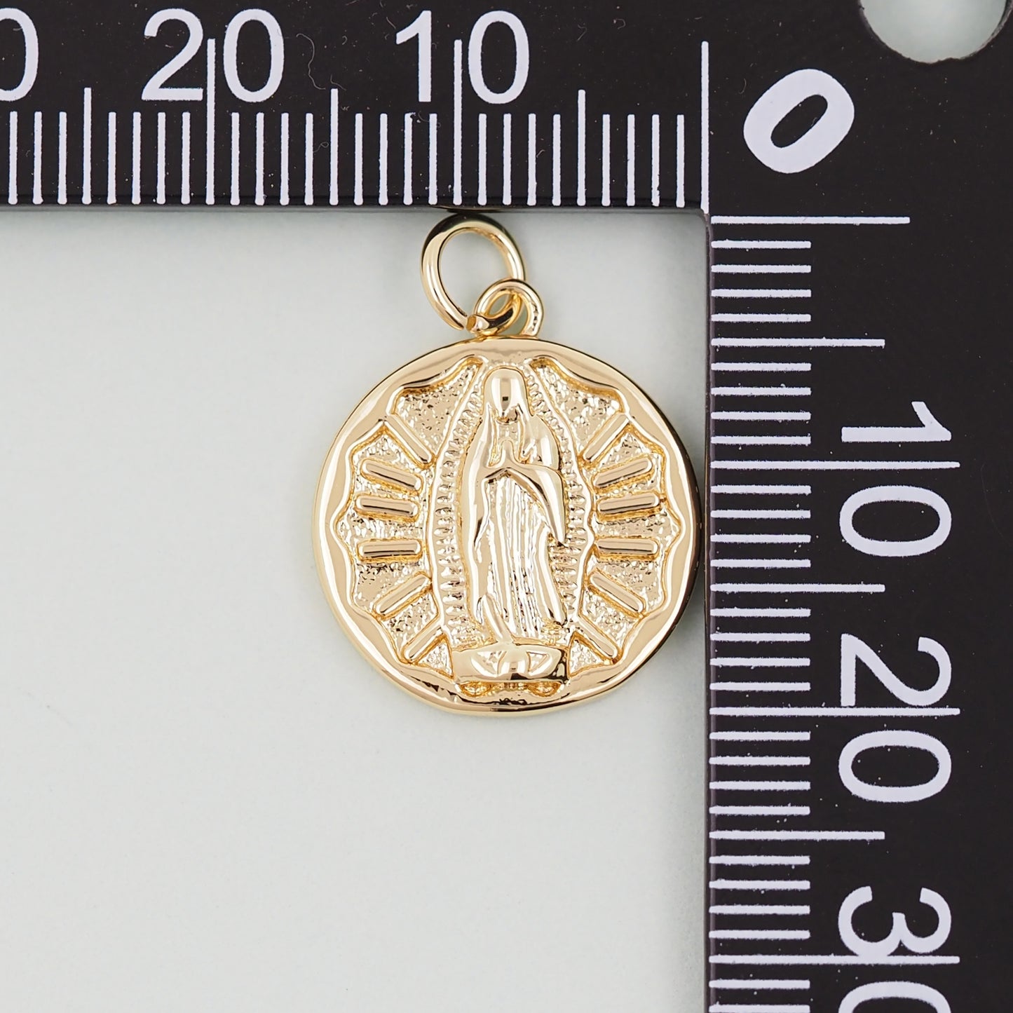 Gold virgin mary Charms,18K Gold Filled virgin mary Pendant,virgin mary Charm Bracelet Necklace for DIY Jewelry Making Supply