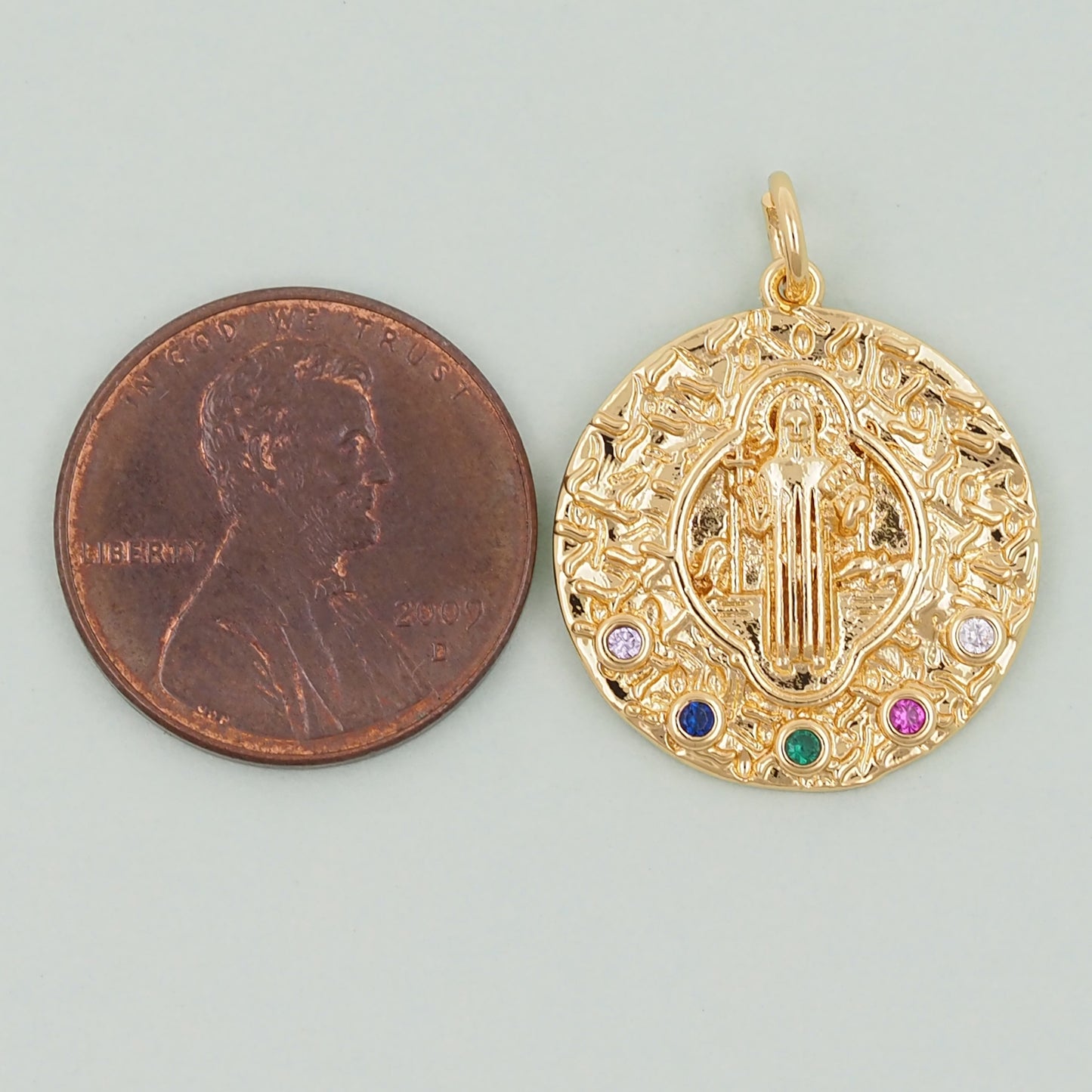 Gold virgin mary Charms,18K Gold Filled virgin mary Pendant,virgin mary Charm Bracelet Necklace for DIY Jewelry Making Supply