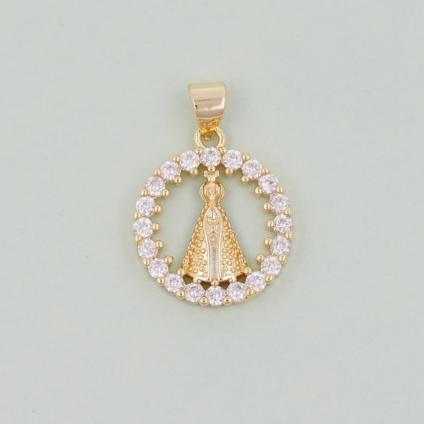 Gold virgin mary Charms,18K Gold Filled virgin mary Pendant,virgin mary Charm Bracelet Necklace for DIY Jewelry Making Supply