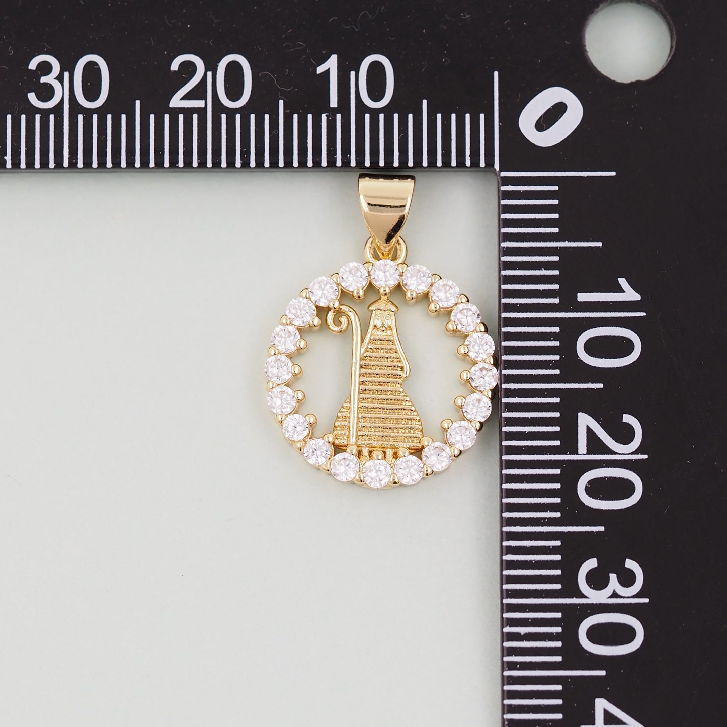 Gold virgin mary Charms,18K Gold Filled virgin mary Pendant,virgin mary Charm Bracelet Necklace for DIY Jewelry Making Supply
