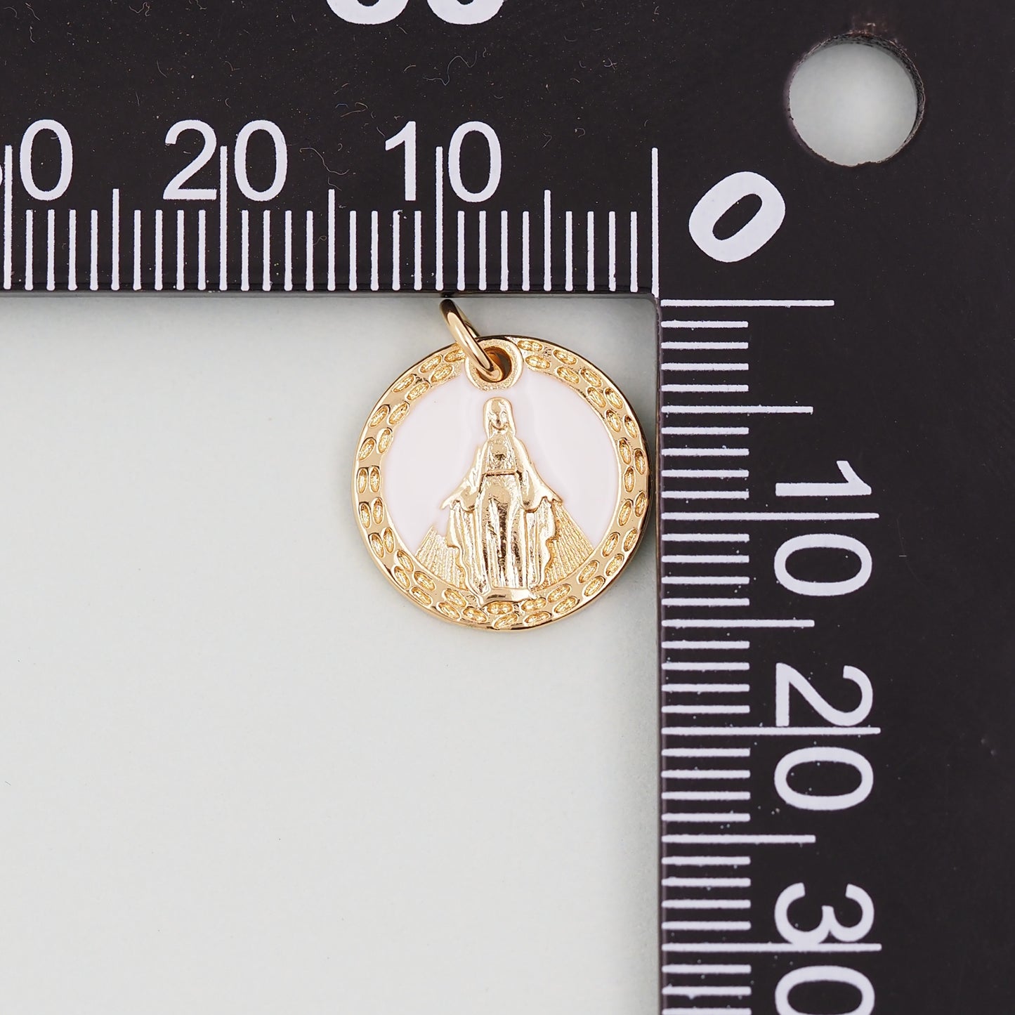 Gold virgin mary Charms,18K Gold Filled virgin mary Pendant,virgin mary Charm Bracelet Necklace for DIY Jewelry Making Supply