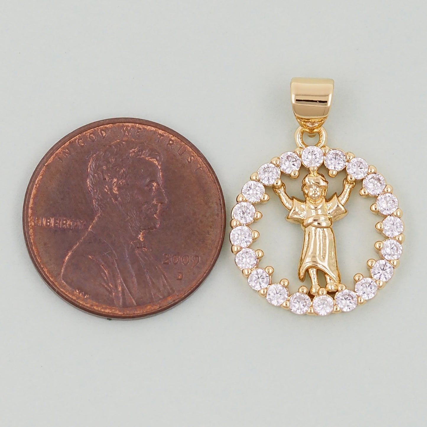 Gold religion Charms,18K Gold Filled religion Pendant,holy Charm Bracelet Necklace for DIY Jewelry Making Supply