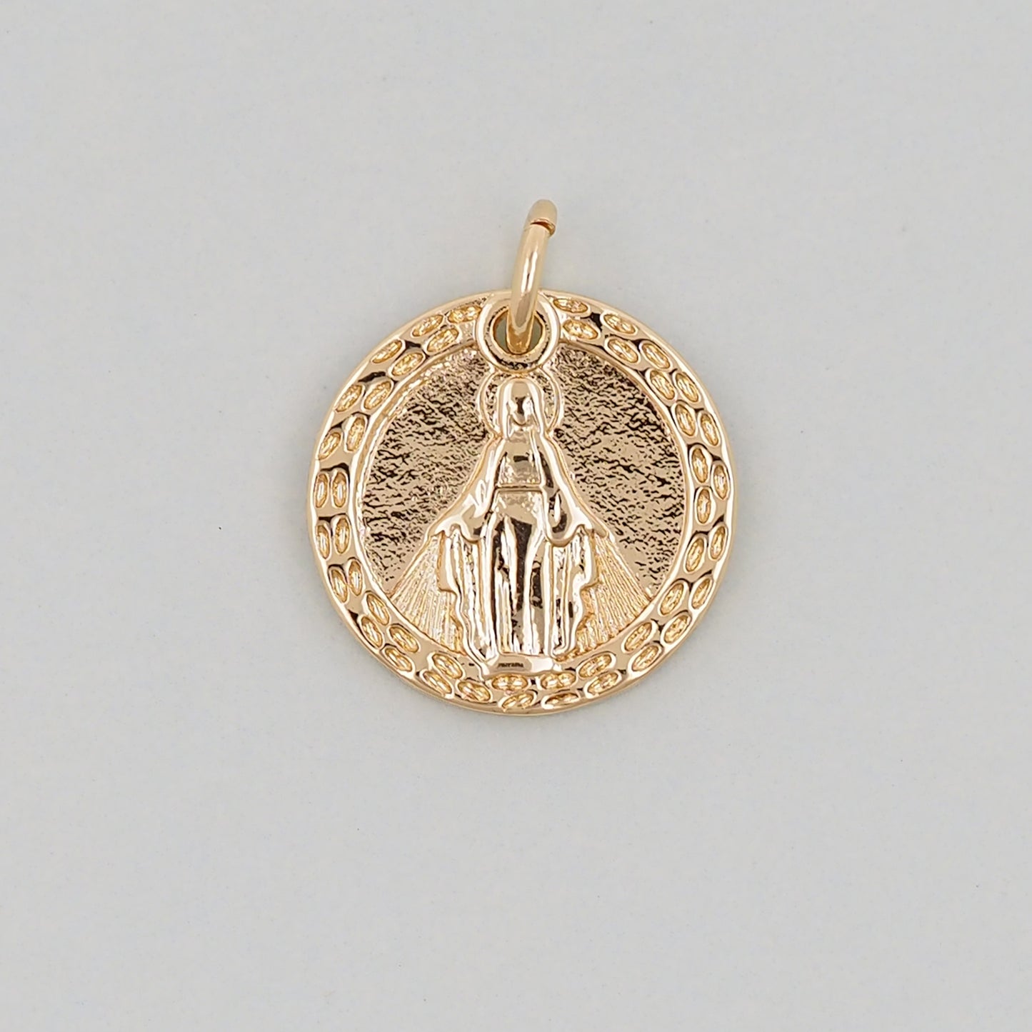 Gold virgin mary Charms,18K Gold Filled virgin mary Pendant,virgin mary Charm Bracelet Necklace for DIY Jewelry Making Supply