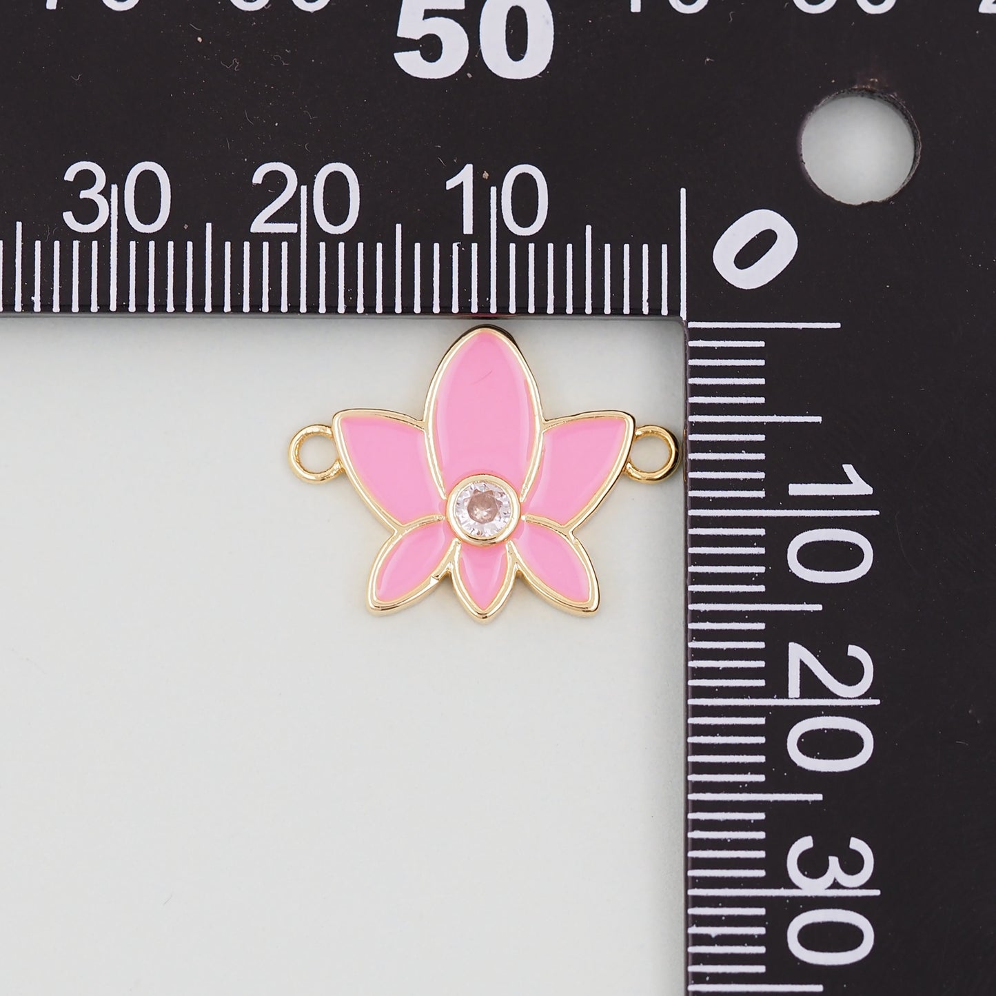 Gold Lotus Charms,18K Gold Filled Lotus Pendant,Flower Charm Bracelet Necklace for DIY Jewelry Making Supply