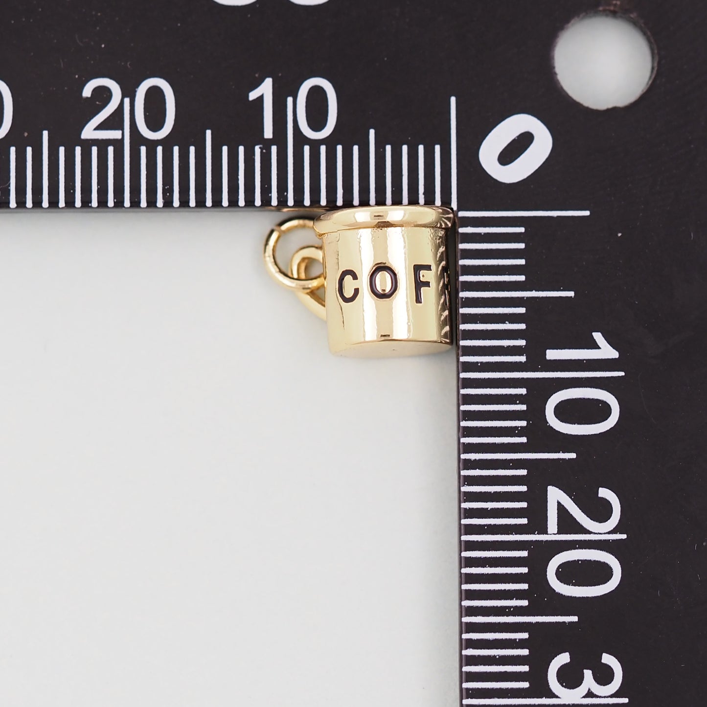 Gold cup Charms,18K Gold Filled cup Pendant,cup Charm Bracelet Necklace for DIY Jewelry Making Supply