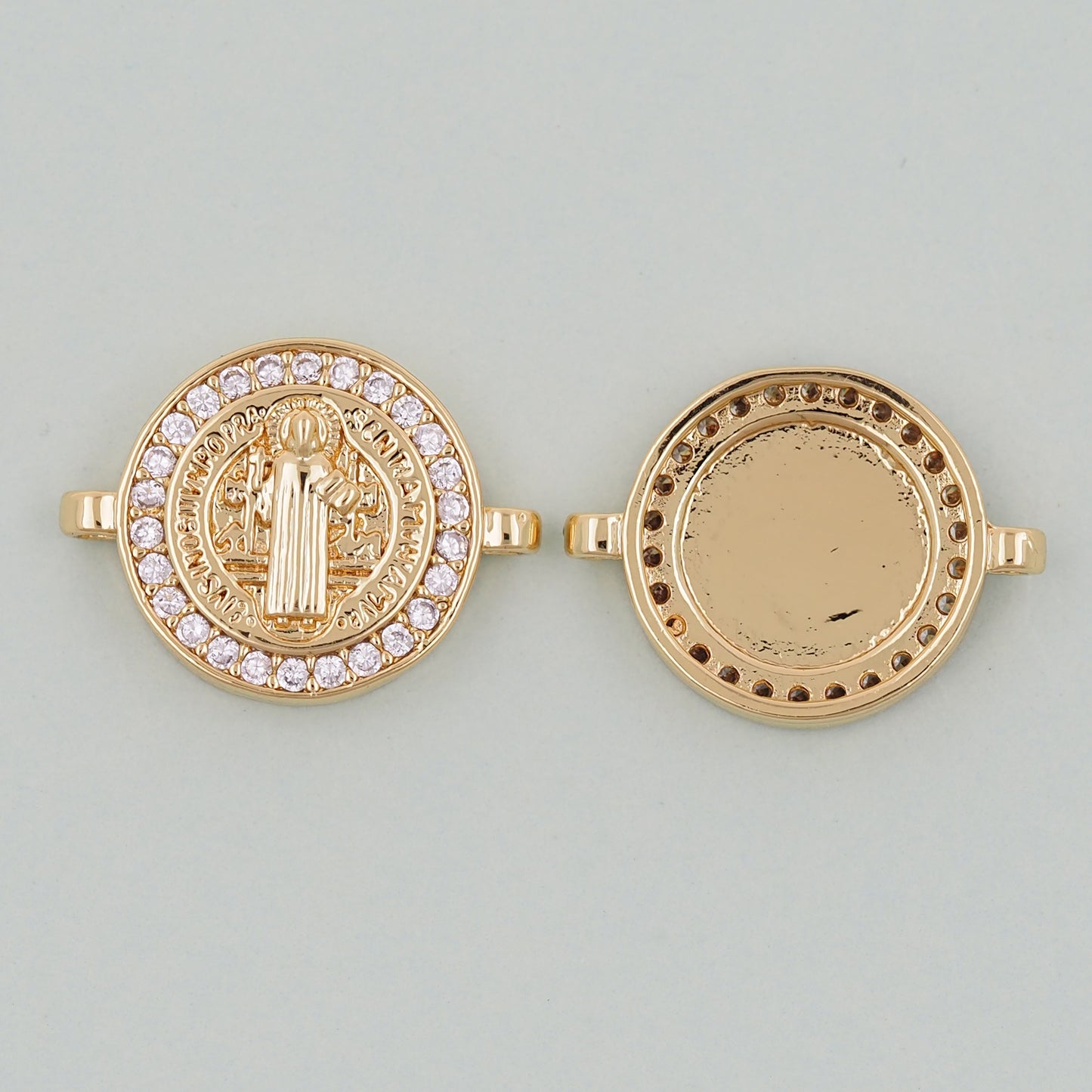 Gold Benedict Charms,18K Gold Filled Benedict Pendant,Benedict Charm Bracelet Necklace for DIY Jewelry Making Supply