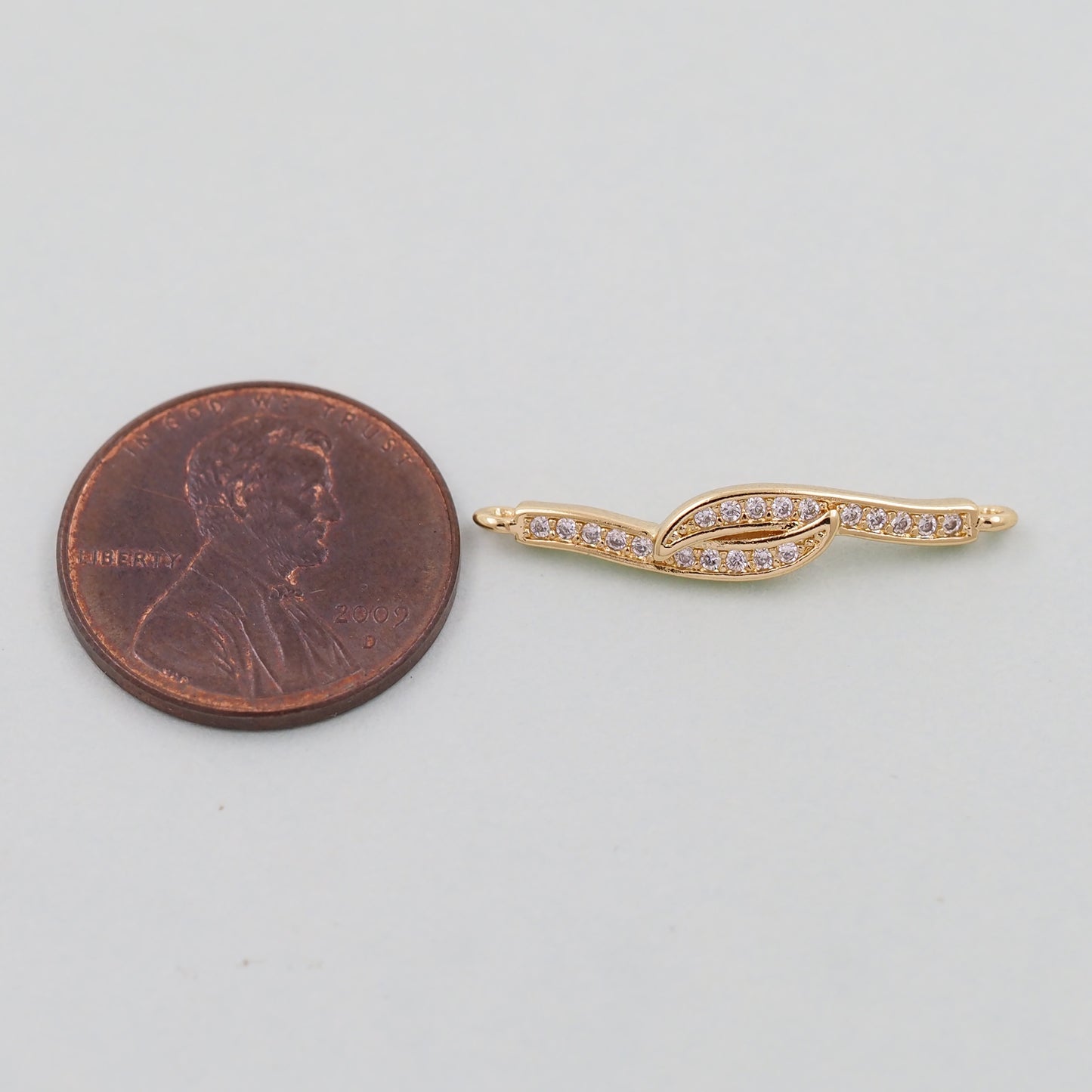 Gold Wave Charms,18K Gold Filled wave Pendant,wave Charm Bracelet Necklace for DIY Jewelry Making Supply