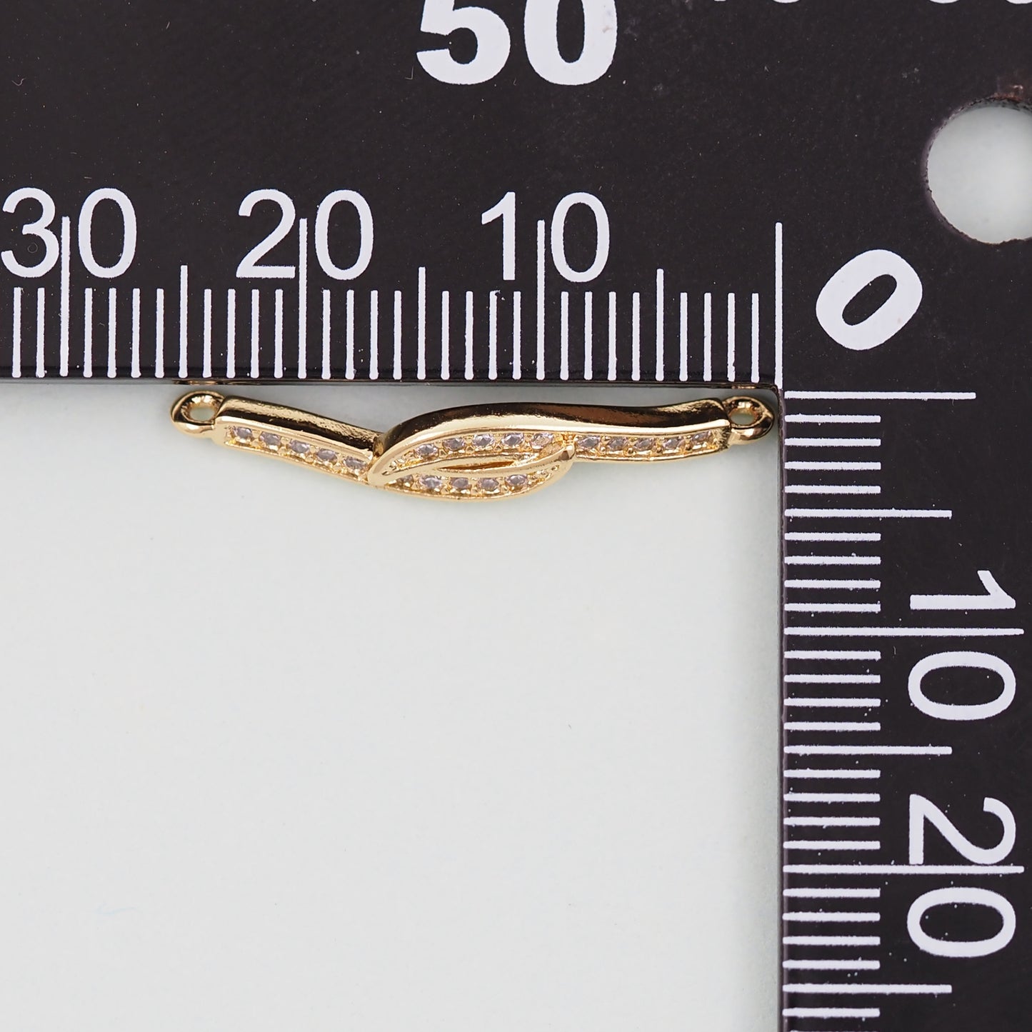 Gold Wave Charms,18K Gold Filled wave Pendant,wave Charm Bracelet Necklace for DIY Jewelry Making Supply